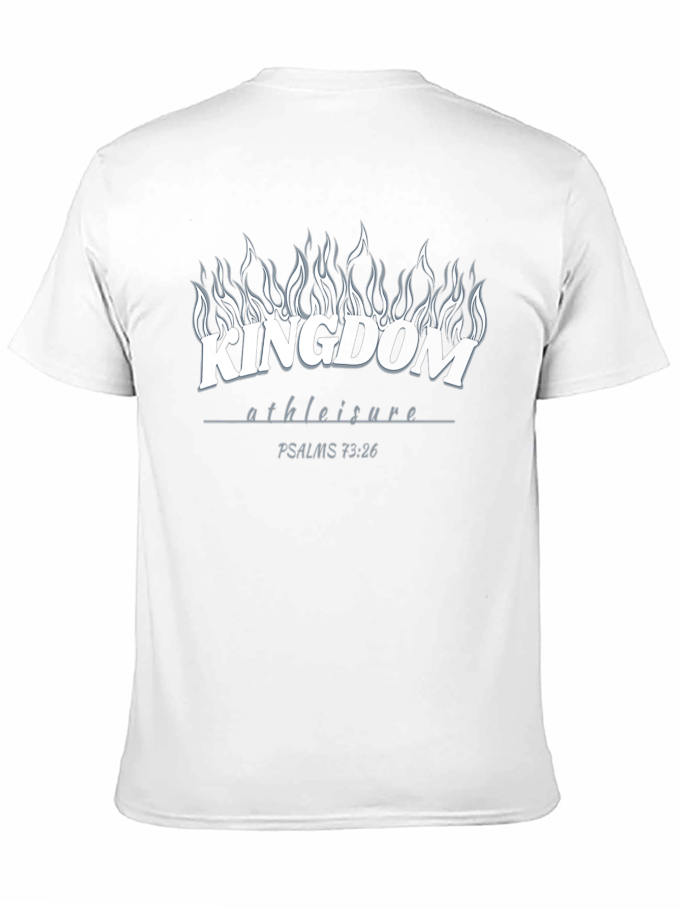 Black Kingdom Athleisure T-Shirt - Psalms 73:26 Graphic Tee view 11