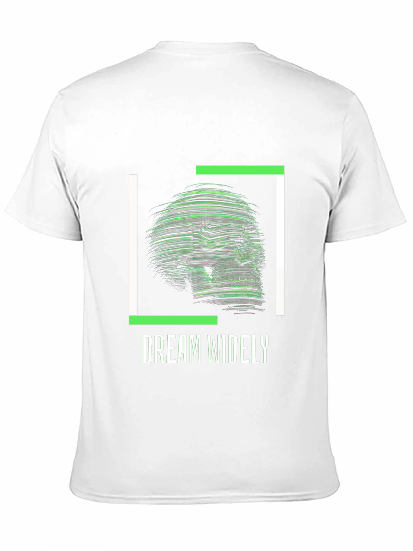 Black Dream Widely Graphic T-Shirt - Modern Skull Design view 11