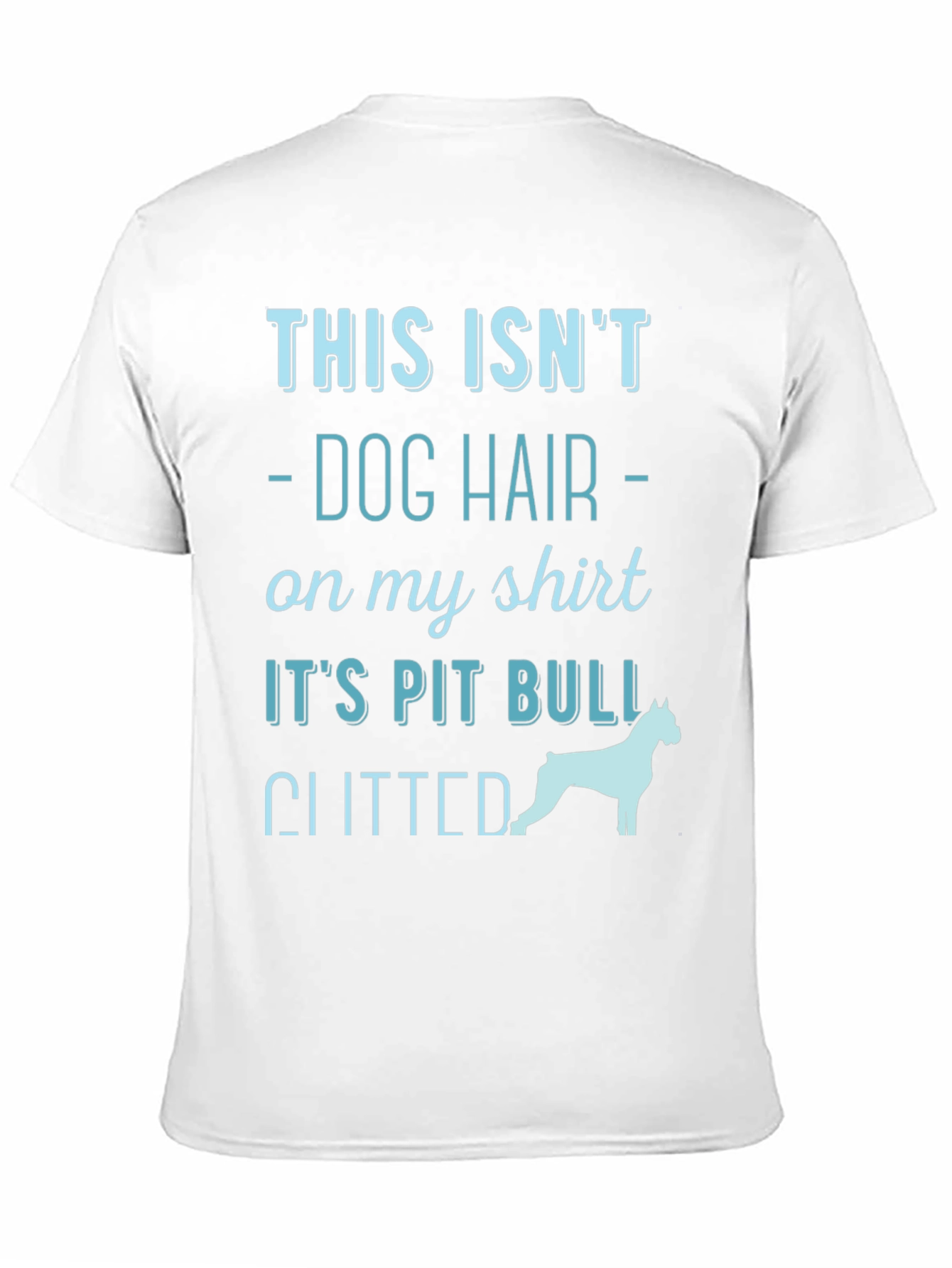 Black Pitbull Glitter T-Shirt - Dog Lover Tee view 11