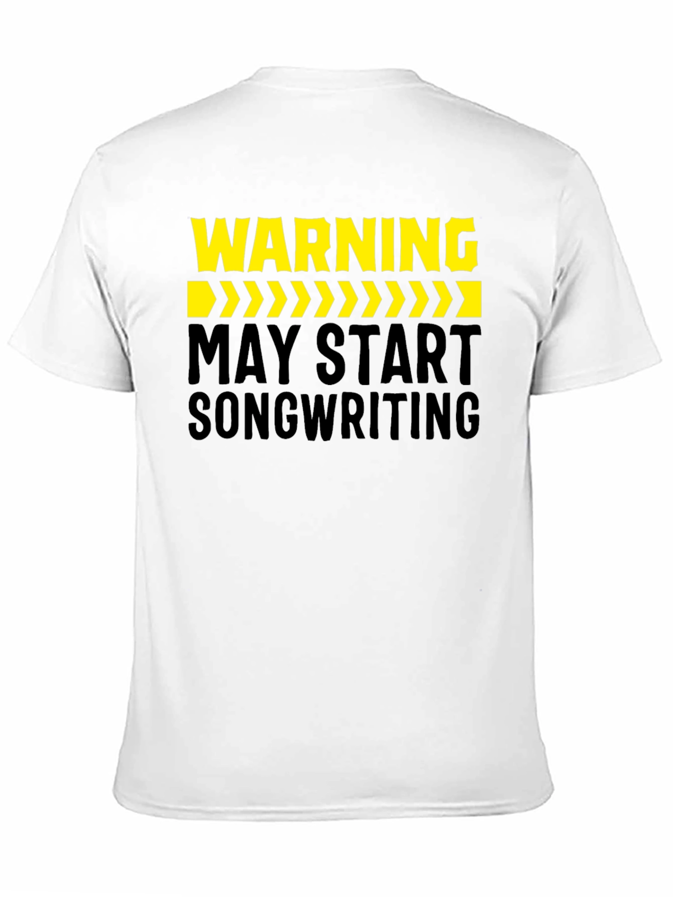 Black Warning May Start Songwriting Black T-Shirt view 11