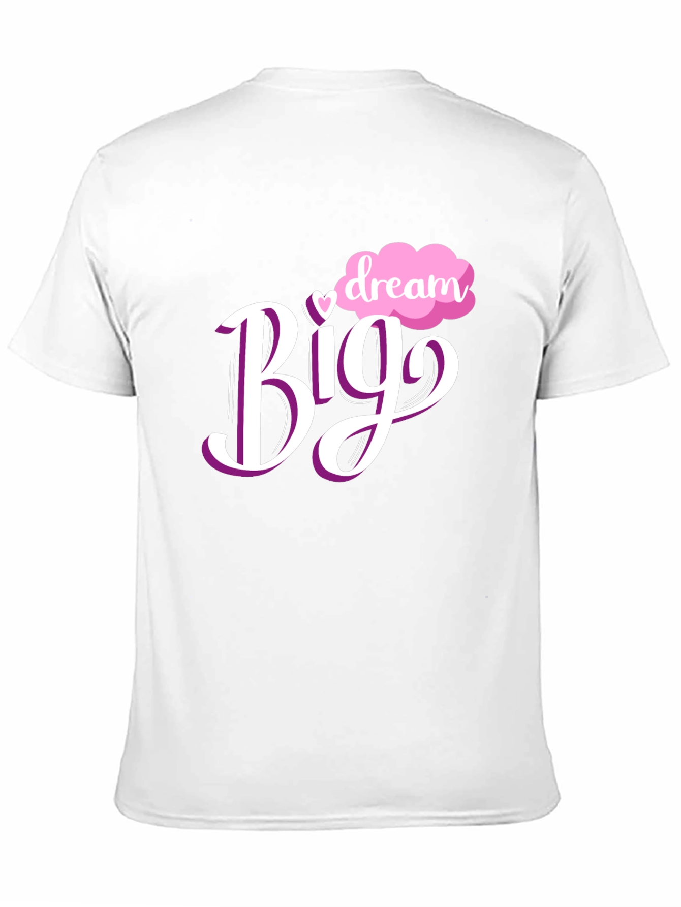 Black Dream Big Graphic Tee - Black Cotton Blend view 11