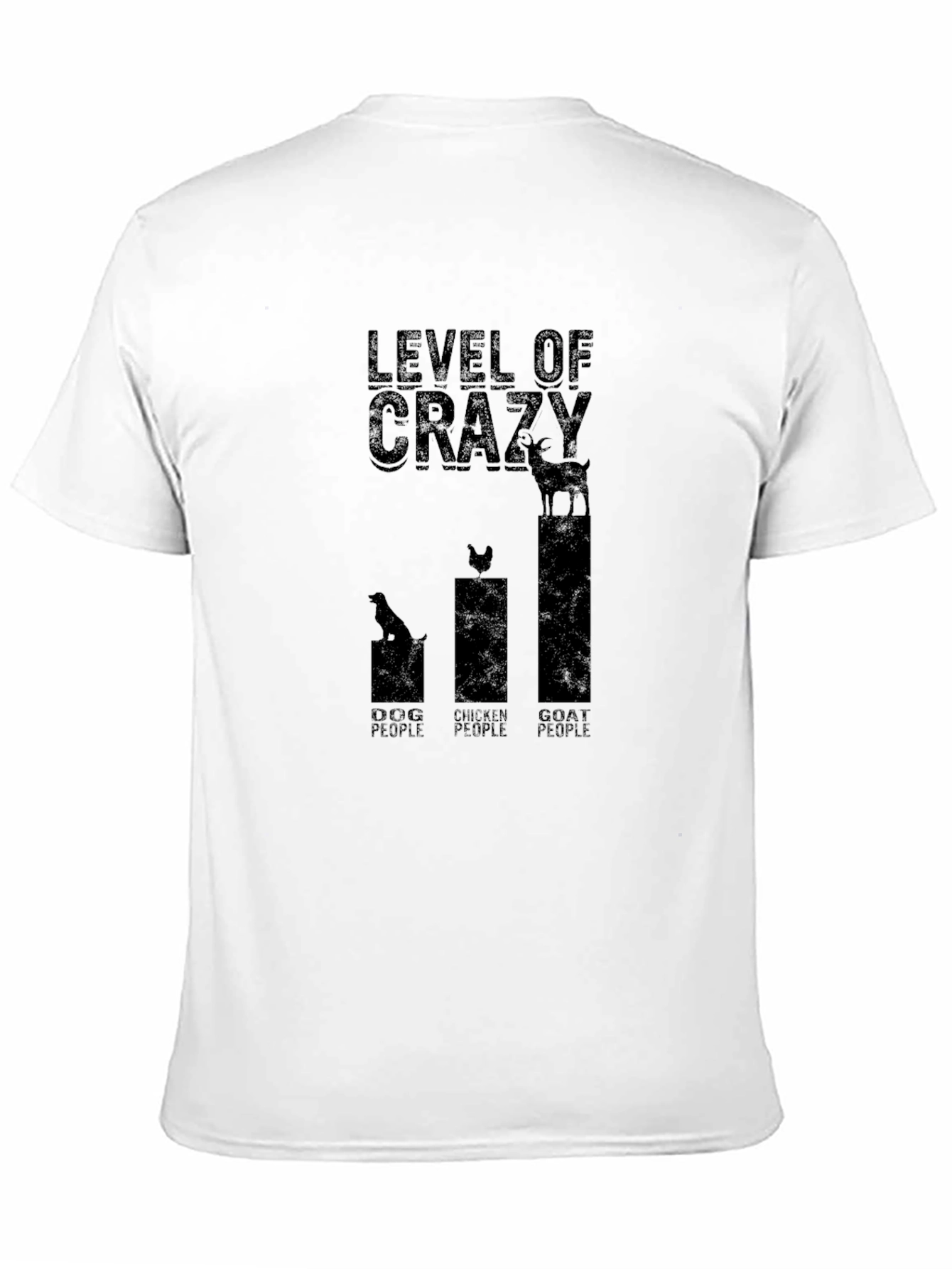Black Level of Crazy: Animals T-Shirt view 11