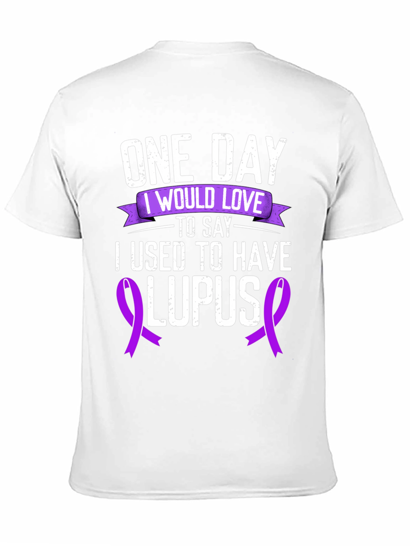 Black One Day I Would Love to Say I Used to Have Lupus T-Shirt view 11