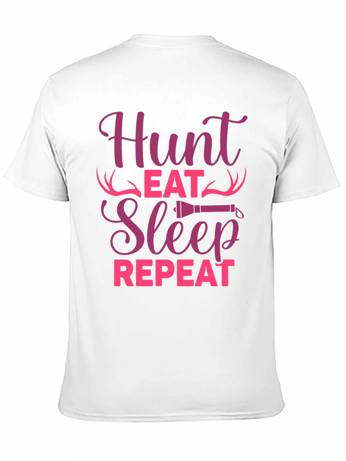 Black Hunt Eat Sleep Repeat Graphic Tee view 11