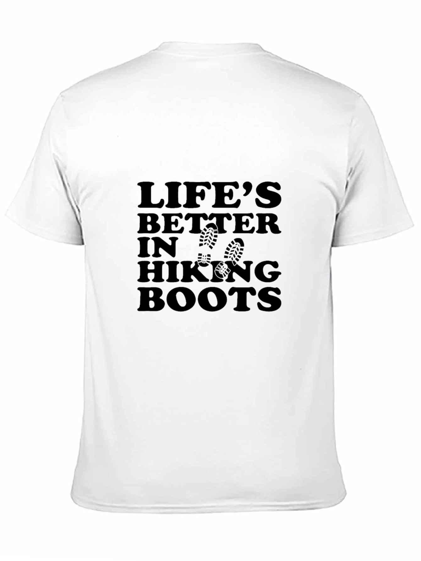 Black Life's Better in Hiking Boots T-Shirt view 11