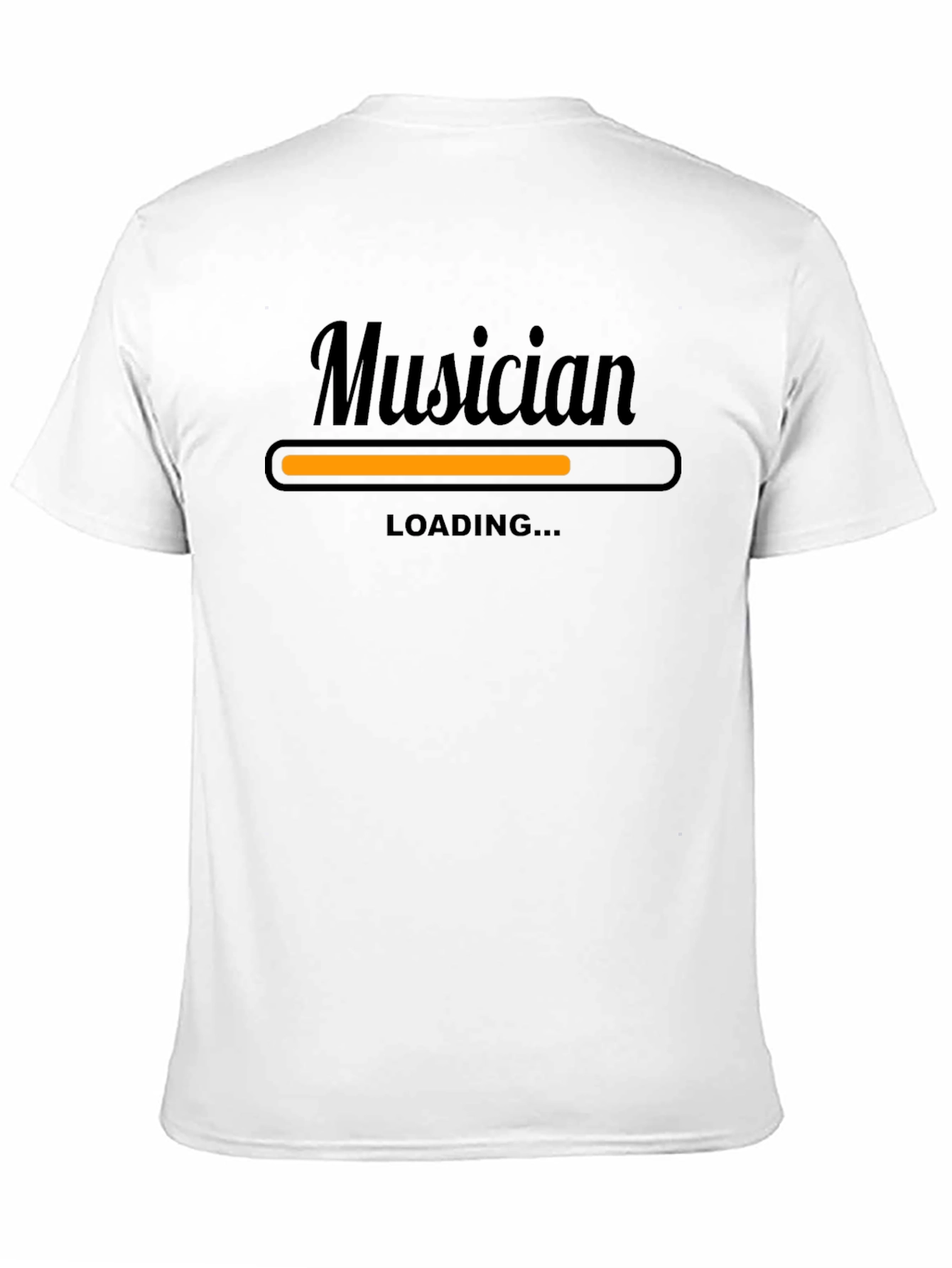 Black Musician Loading Black T-Shirt view 11