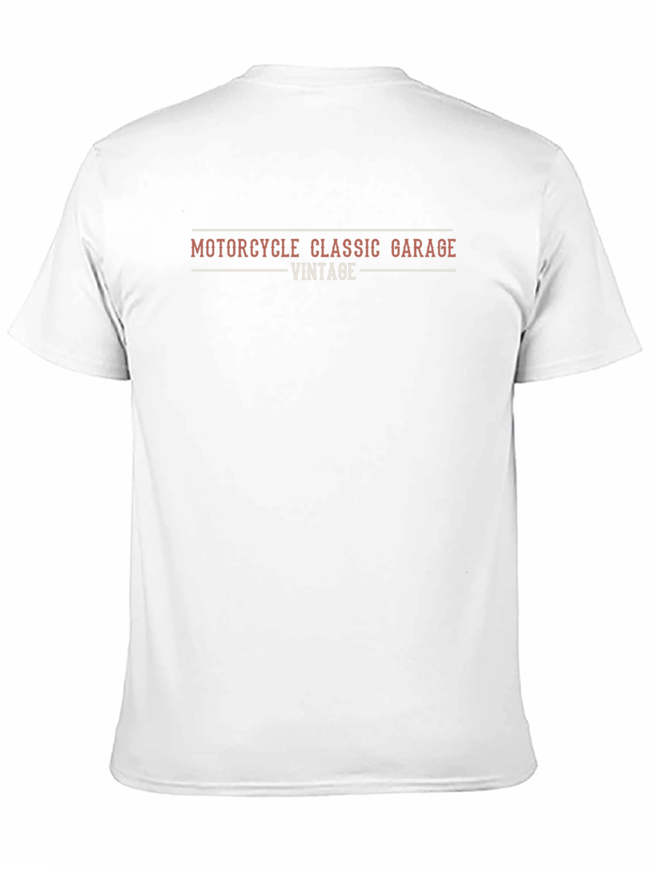 Black Vintage Motorcycle Classic Garage T-Shirt view 11