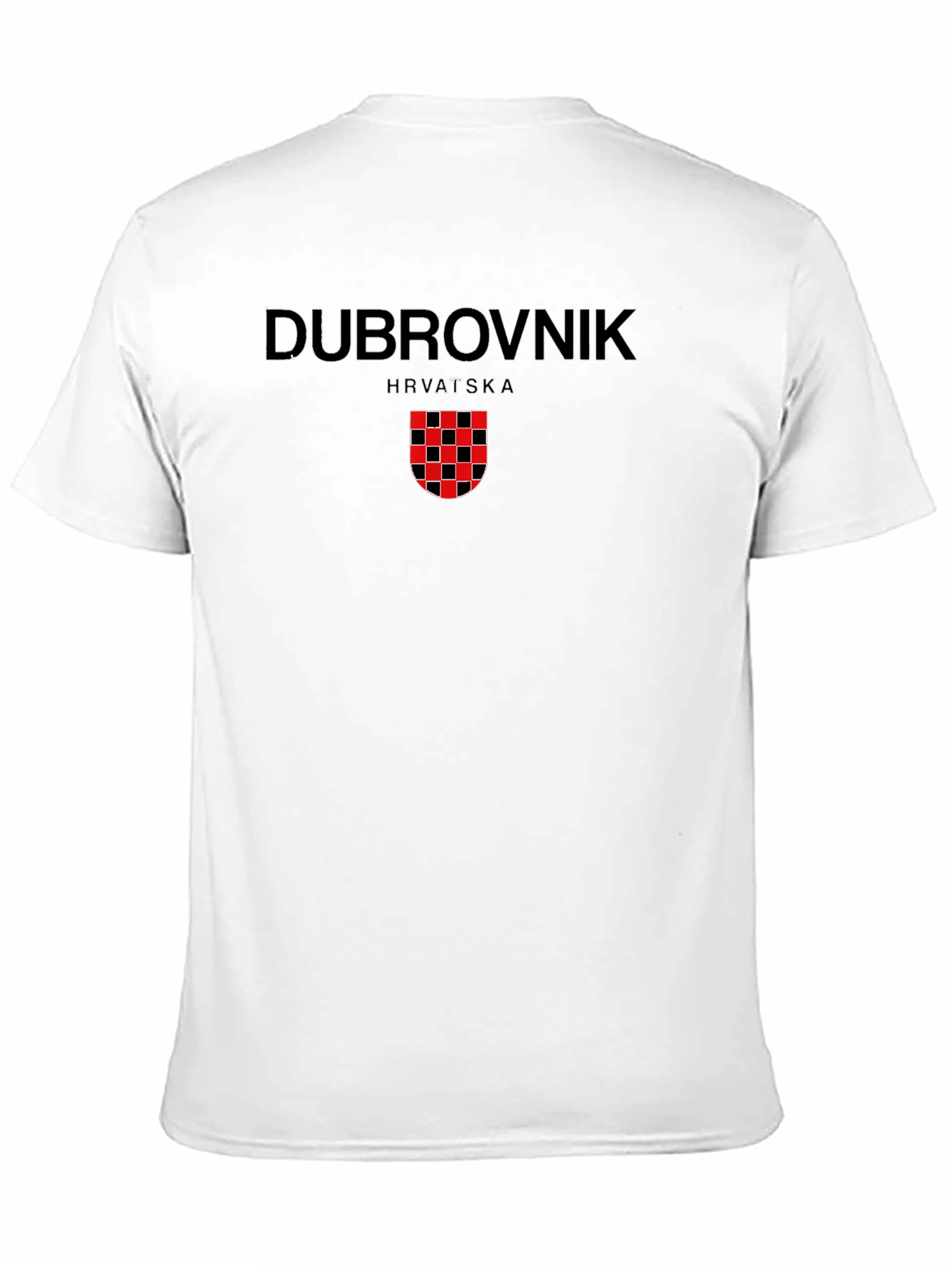 Black Dubrovnik Croatia Black T-Shirt view 11