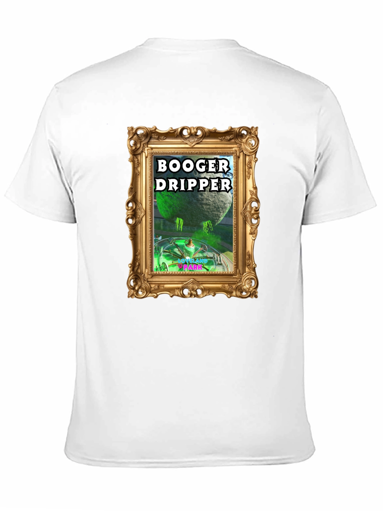 Black Booger Dripper Graphic T-Shirt - Unique Design view 11
