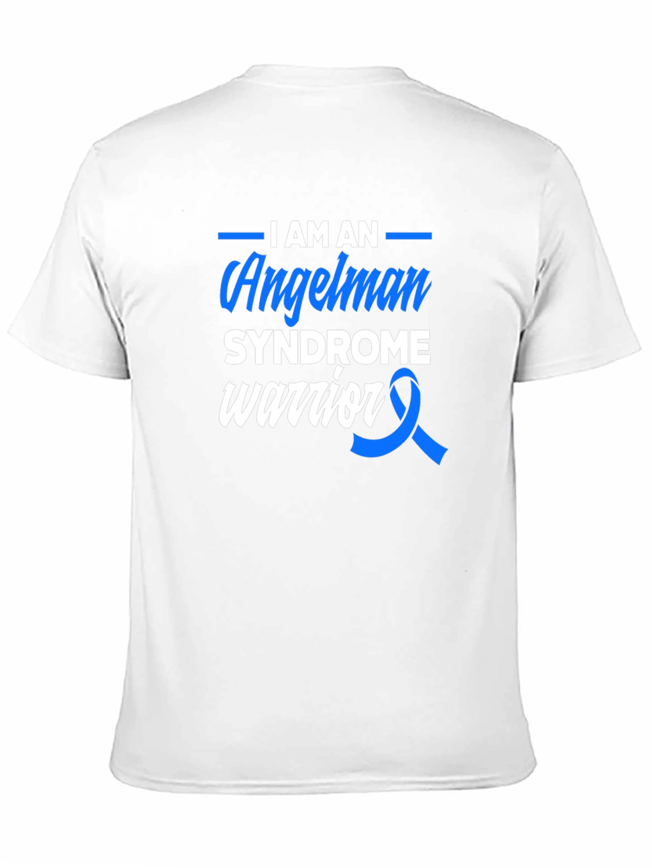 Black Angelman Syndrome Warrior T-Shirt - Awareness Tee view 11