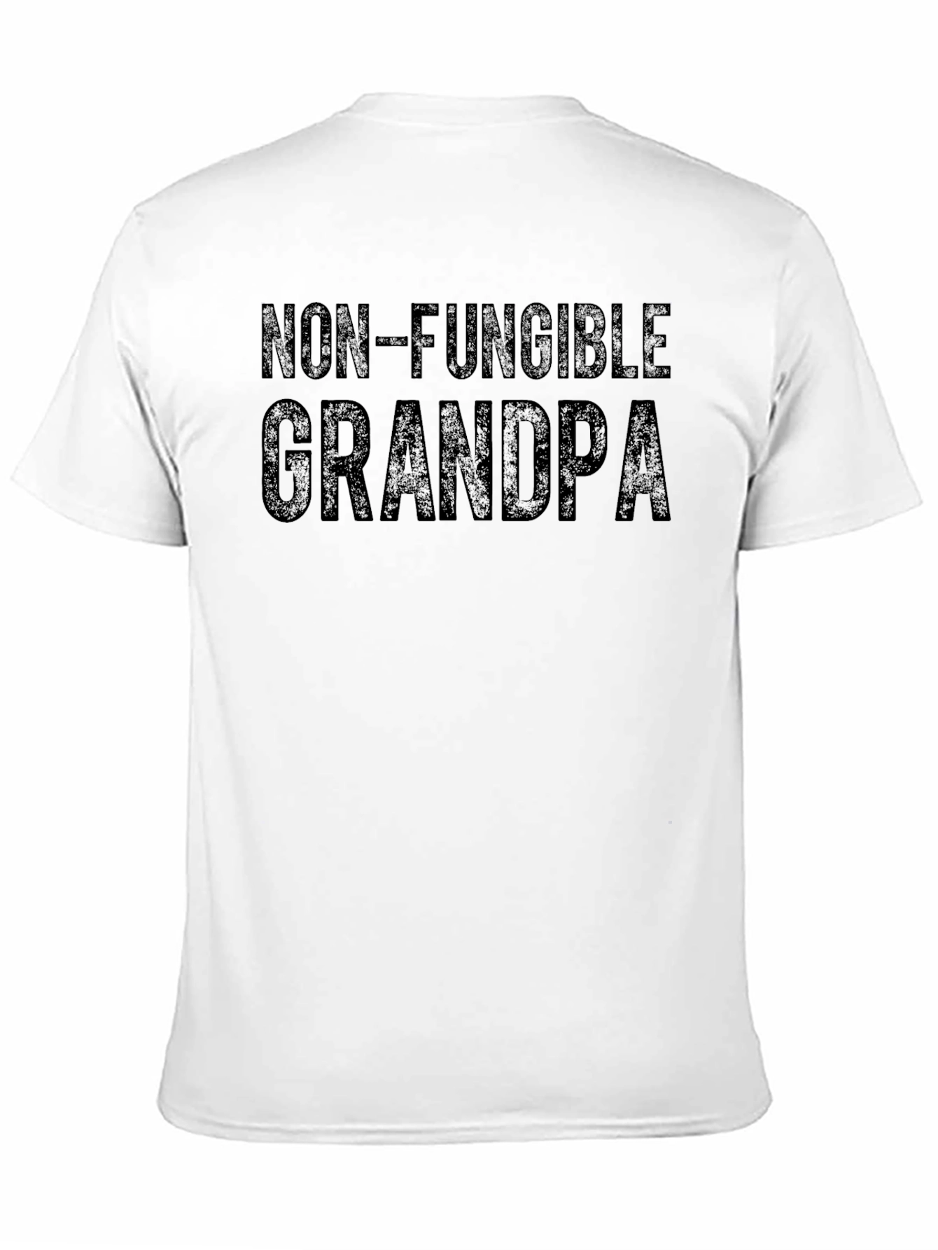 Black Non-Fungible Grandpa Black T-Shirt view 11