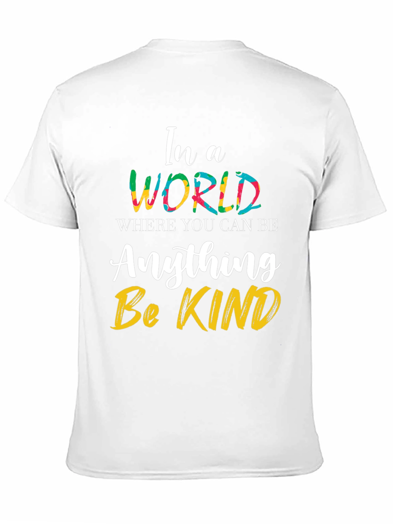 Black Be Kind T-Shirt - Inspirational Graphic Tee view 11