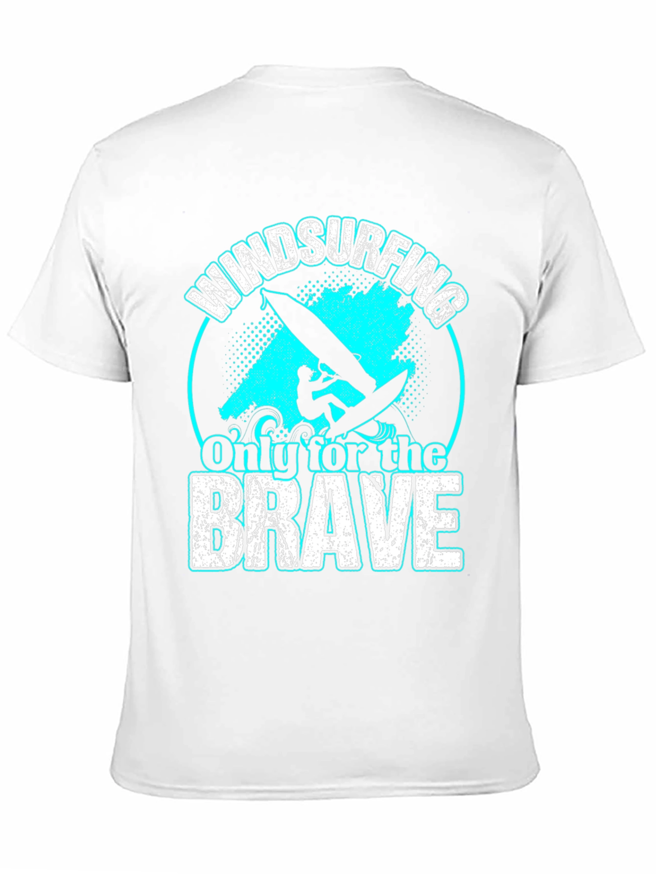 Black Windsurfing T-Shirt: Only For The Brave view 11