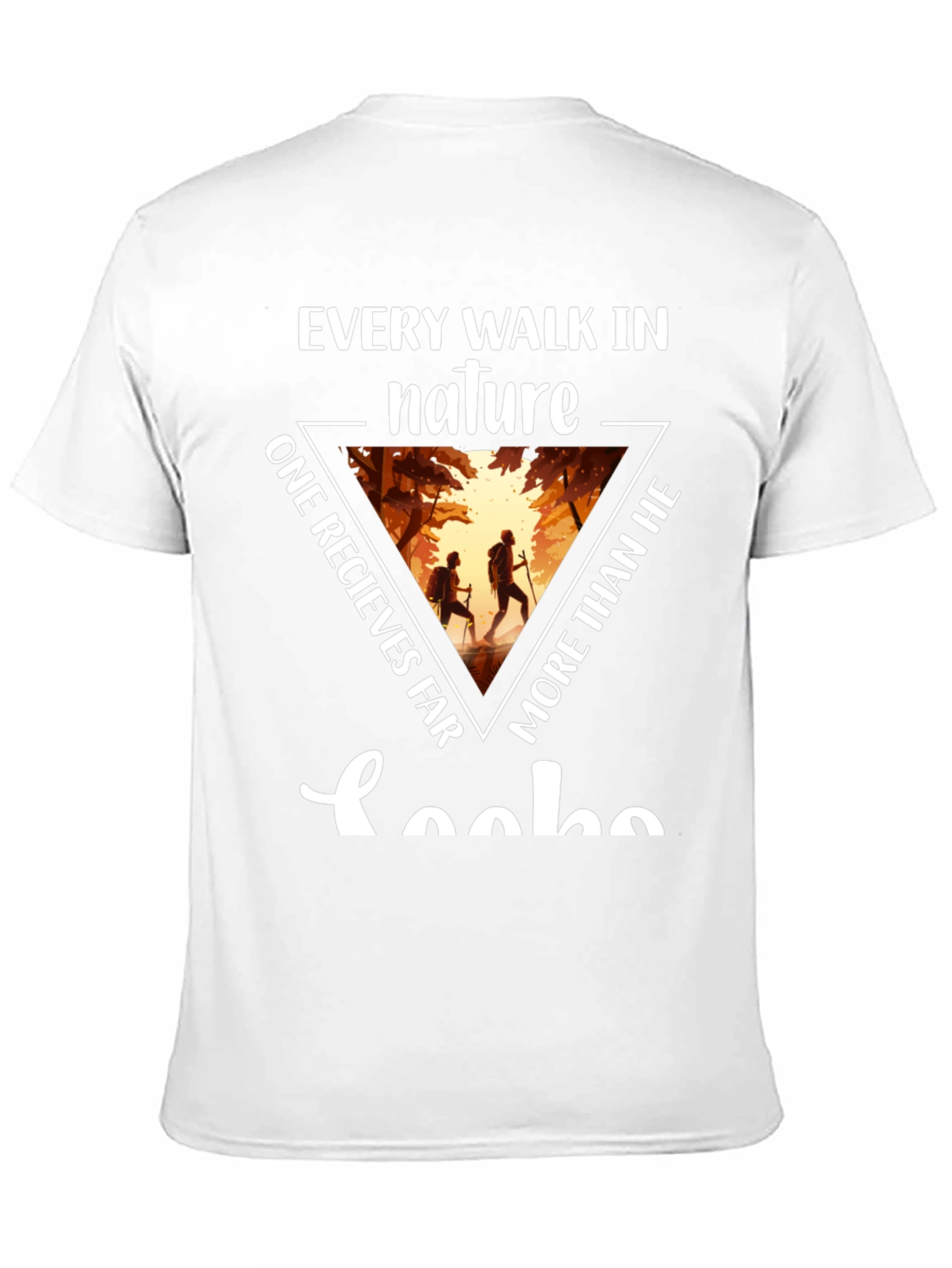 Black Nature Walk Graphic Tee - Adventure Ready Shirt view 11