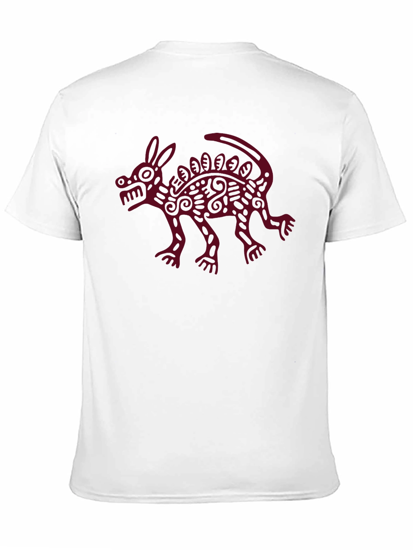 Black Aztec Xolo Dog Graphic Tee - Black Cotton Shirt view 11