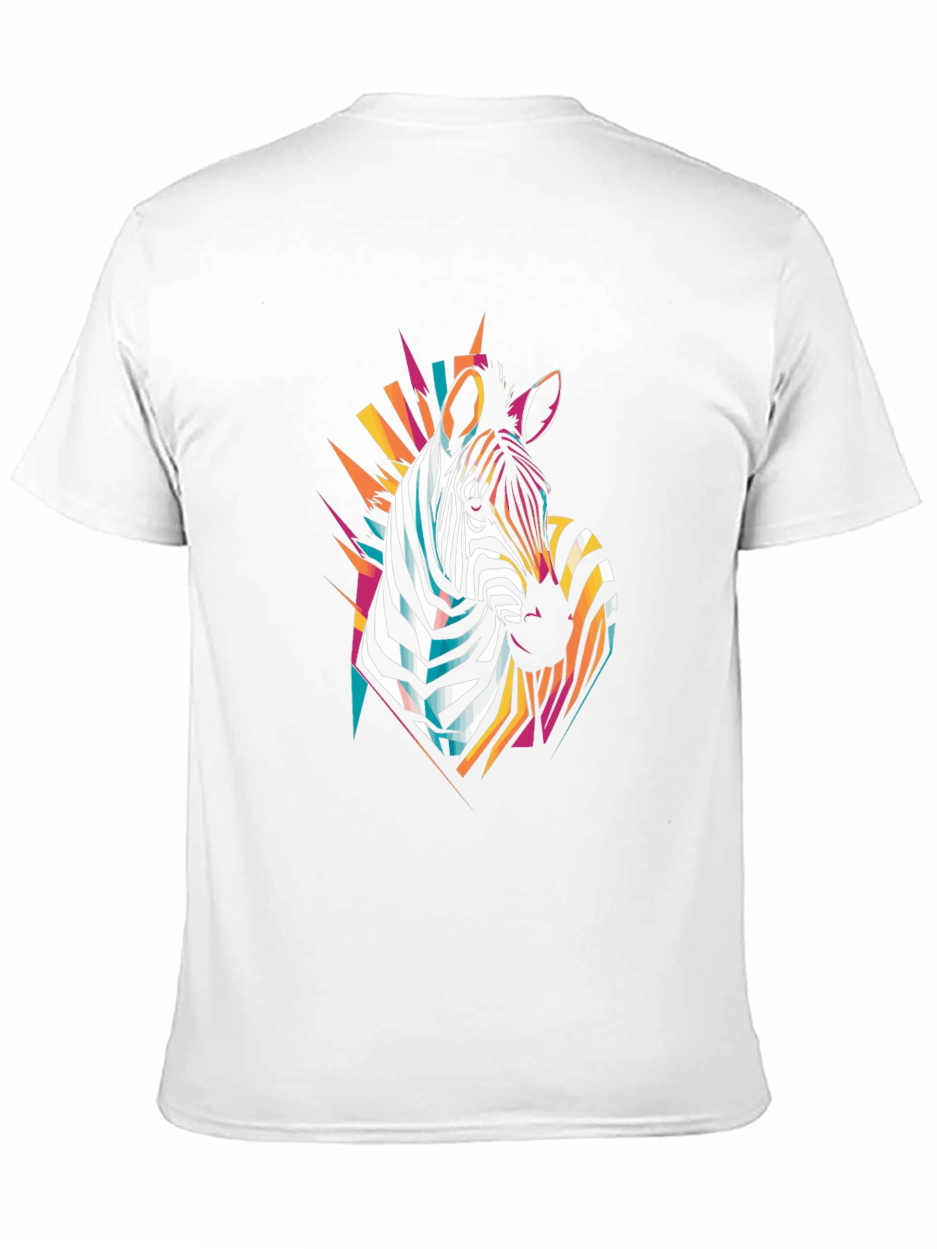 Black Zebra Graphic T-Shirt - Bold Artistic Design view 11