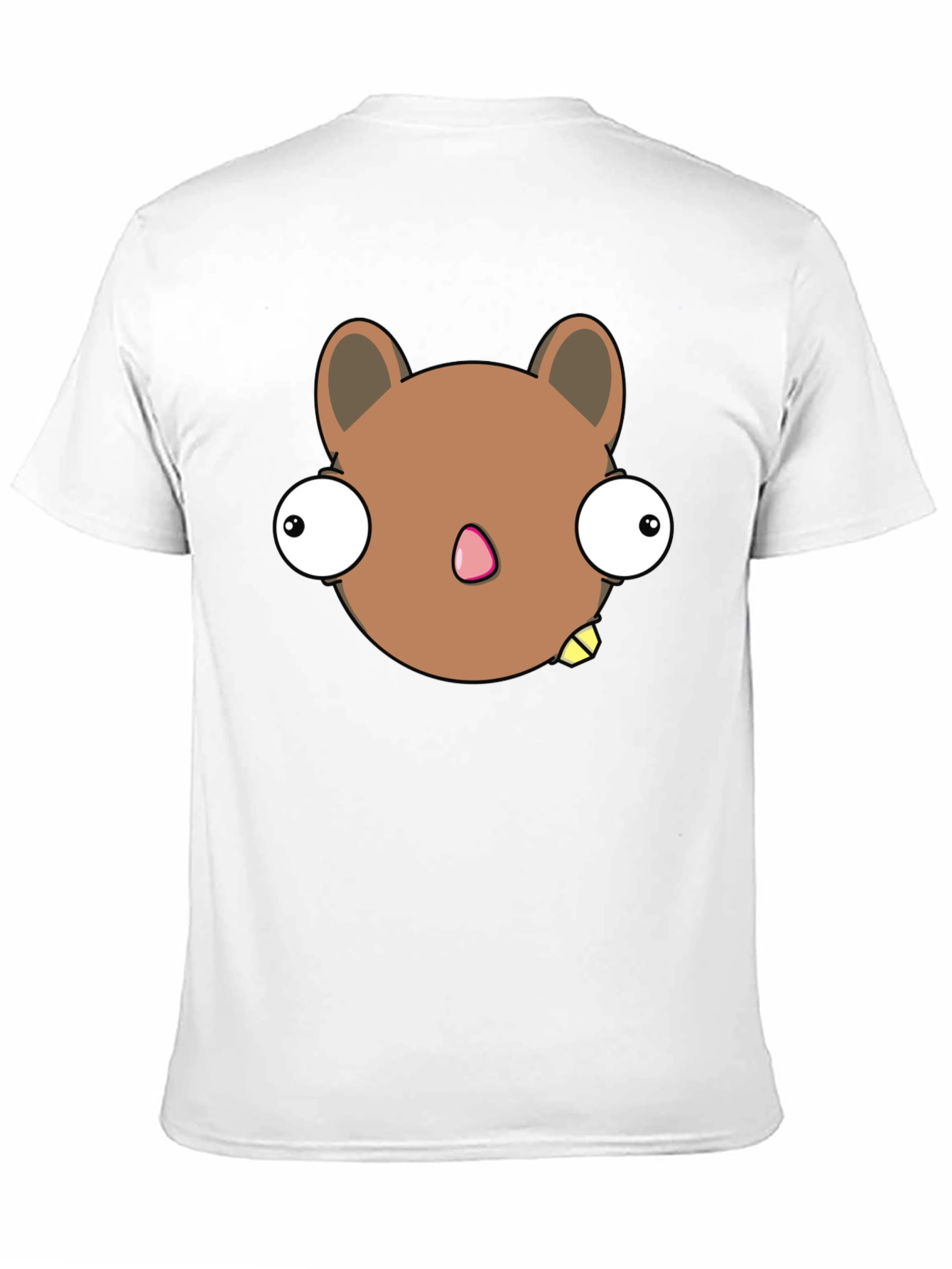 Black Funny Cartoon Animal Black Graphic T-Shirt view 11