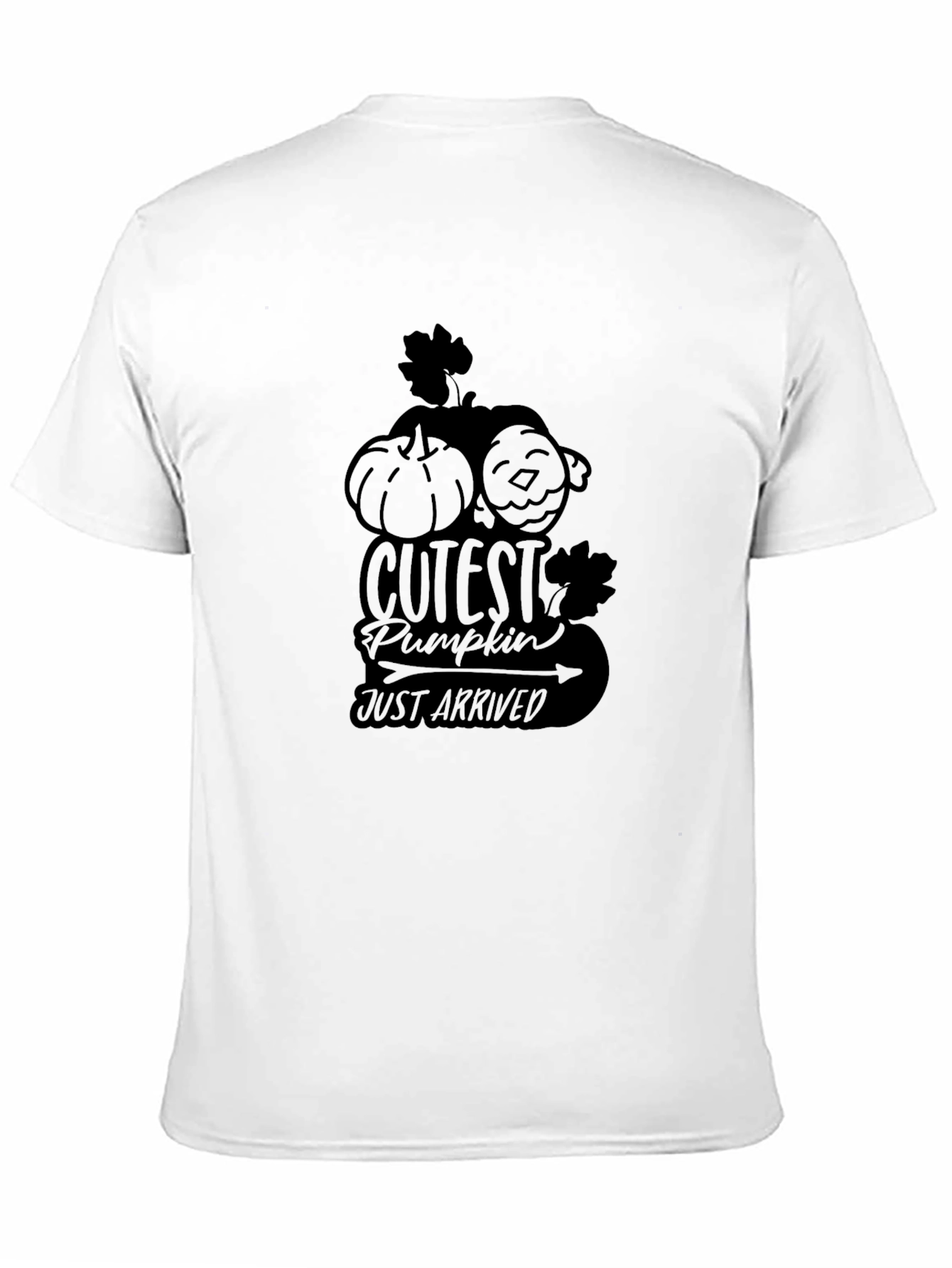Black Cutest Pumpkin Just Arrived T-Shirt view 11