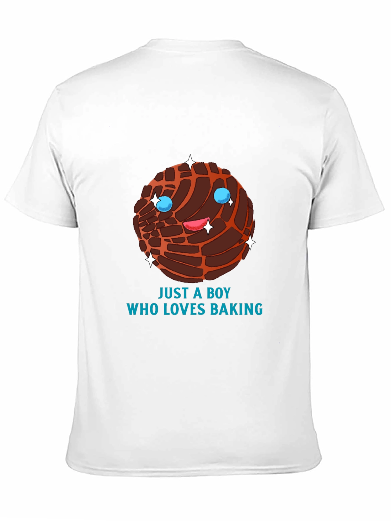 Black Just A Boy Who Loves Baking Black T-Shirt view 11