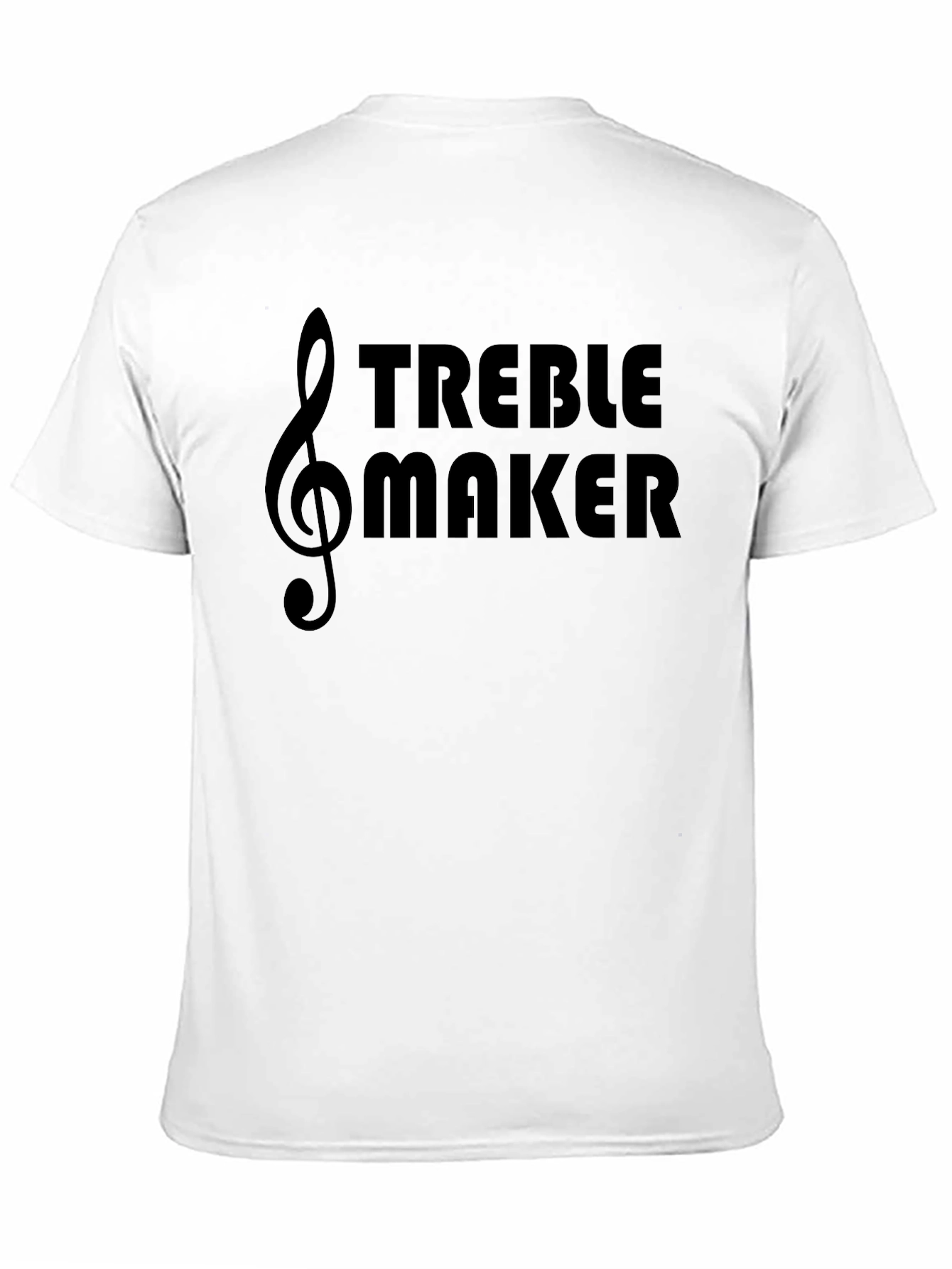 Black Treble Maker Graphic Tee - Music Lover T-Shirt view 11