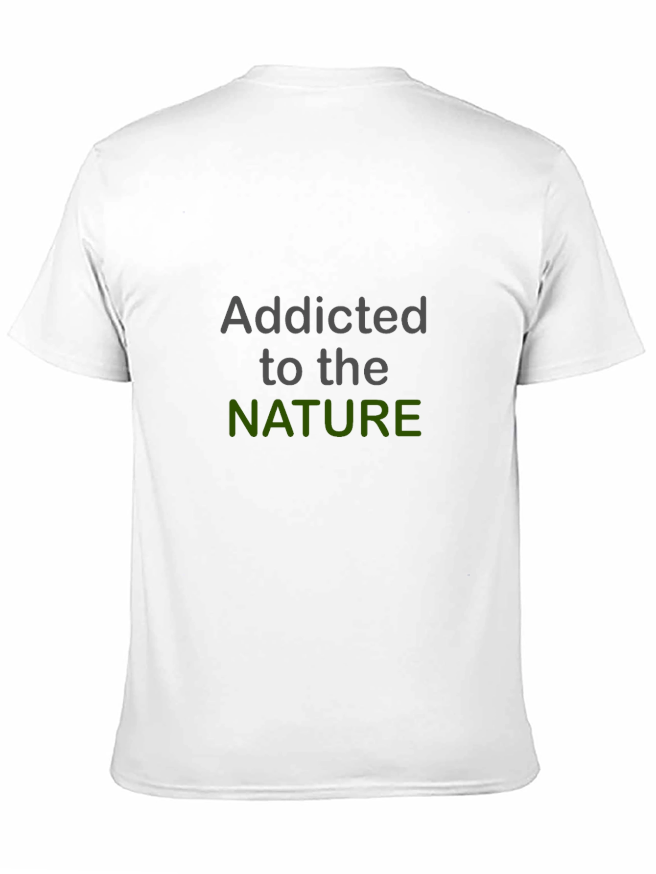 Black Addicted to Nature Black T-Shirt view 11