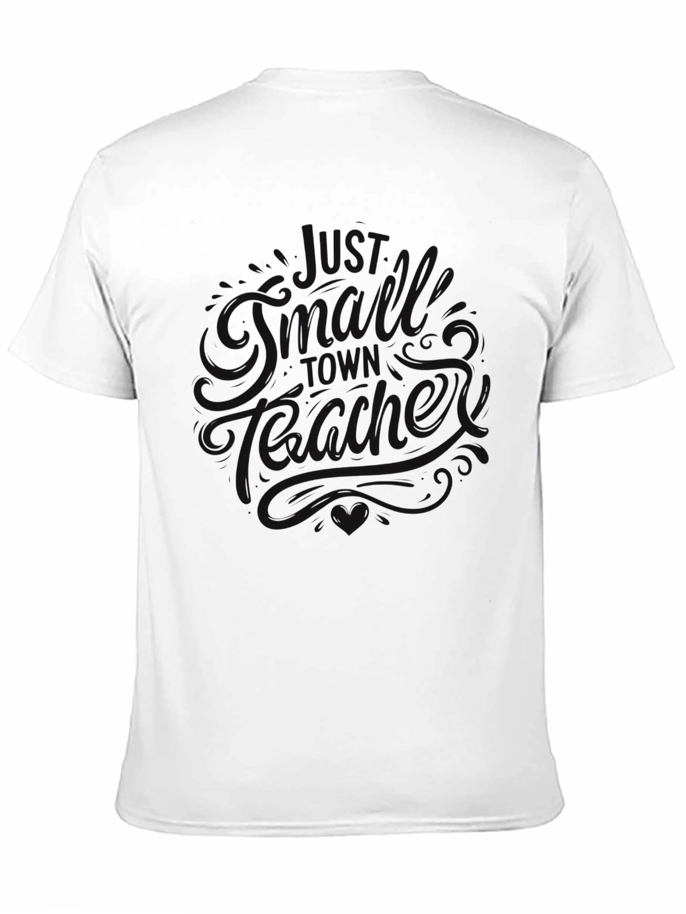 Black Black Graphic Tee - "Just A Small Town Teacher" view 11