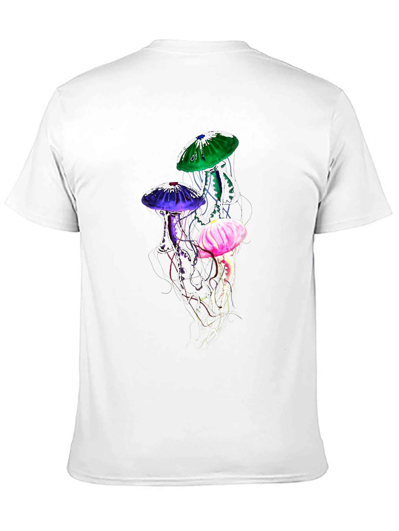 Black Jellyfish Graphic Tee - Unique Design view 11