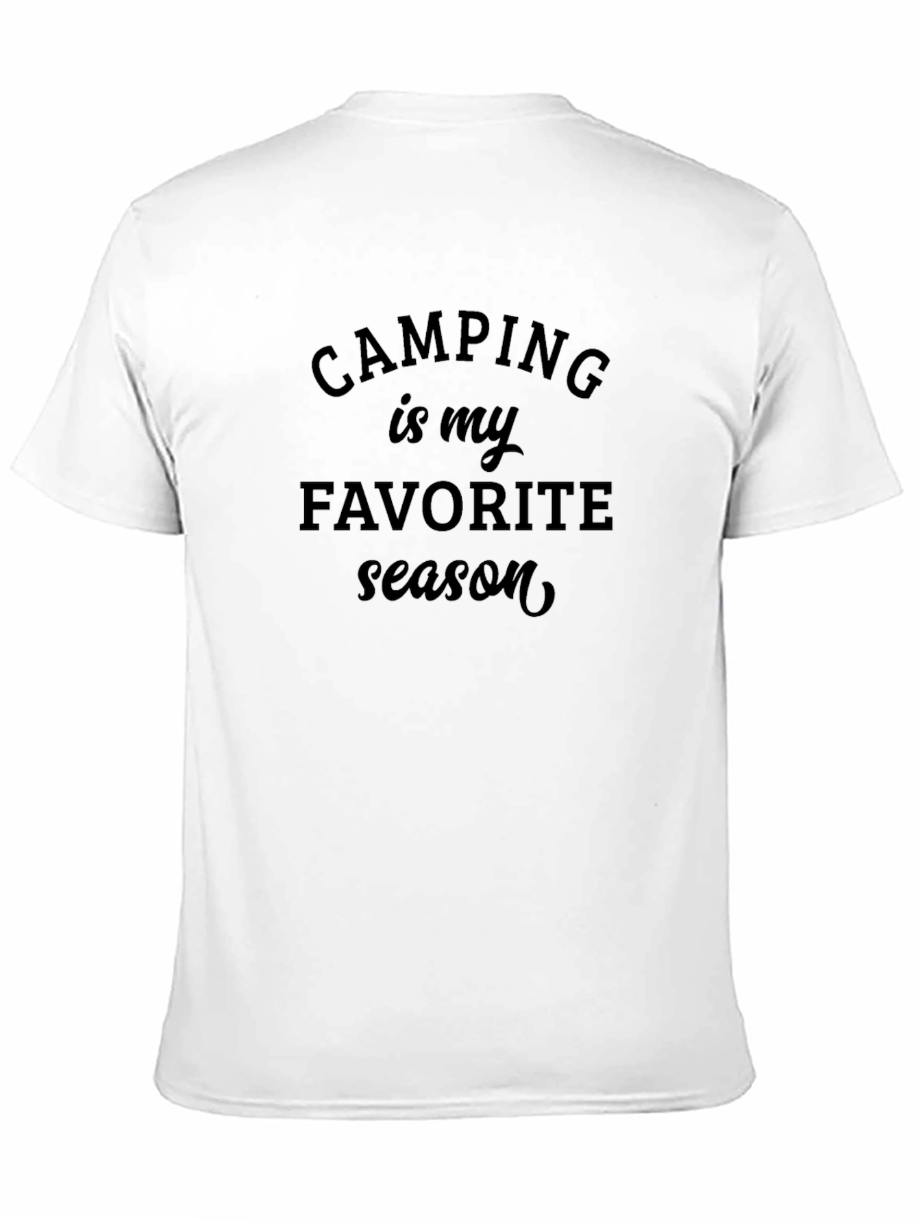 Black Camping is my Favorite Season T-Shirt view 11