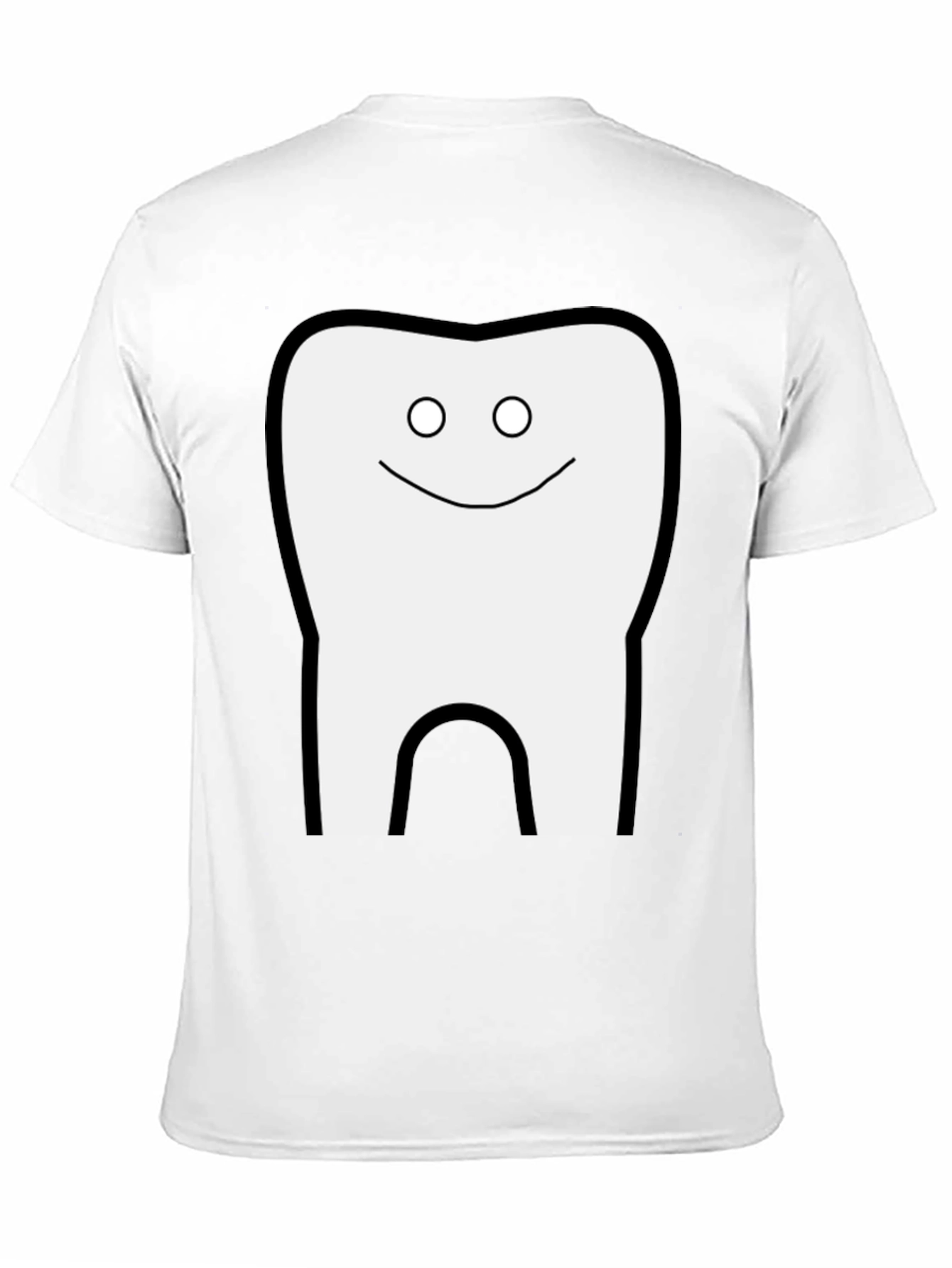 Black Funny Tooth Graphic Black T-Shirt view 11