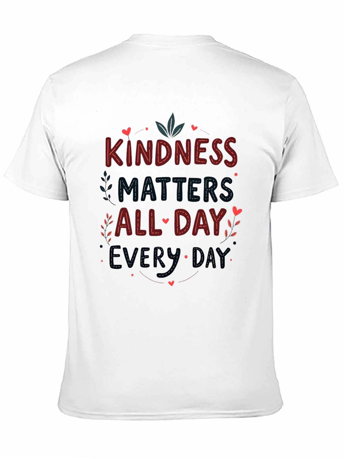 Black Kindness Matters Graphic T-Shirt view 11