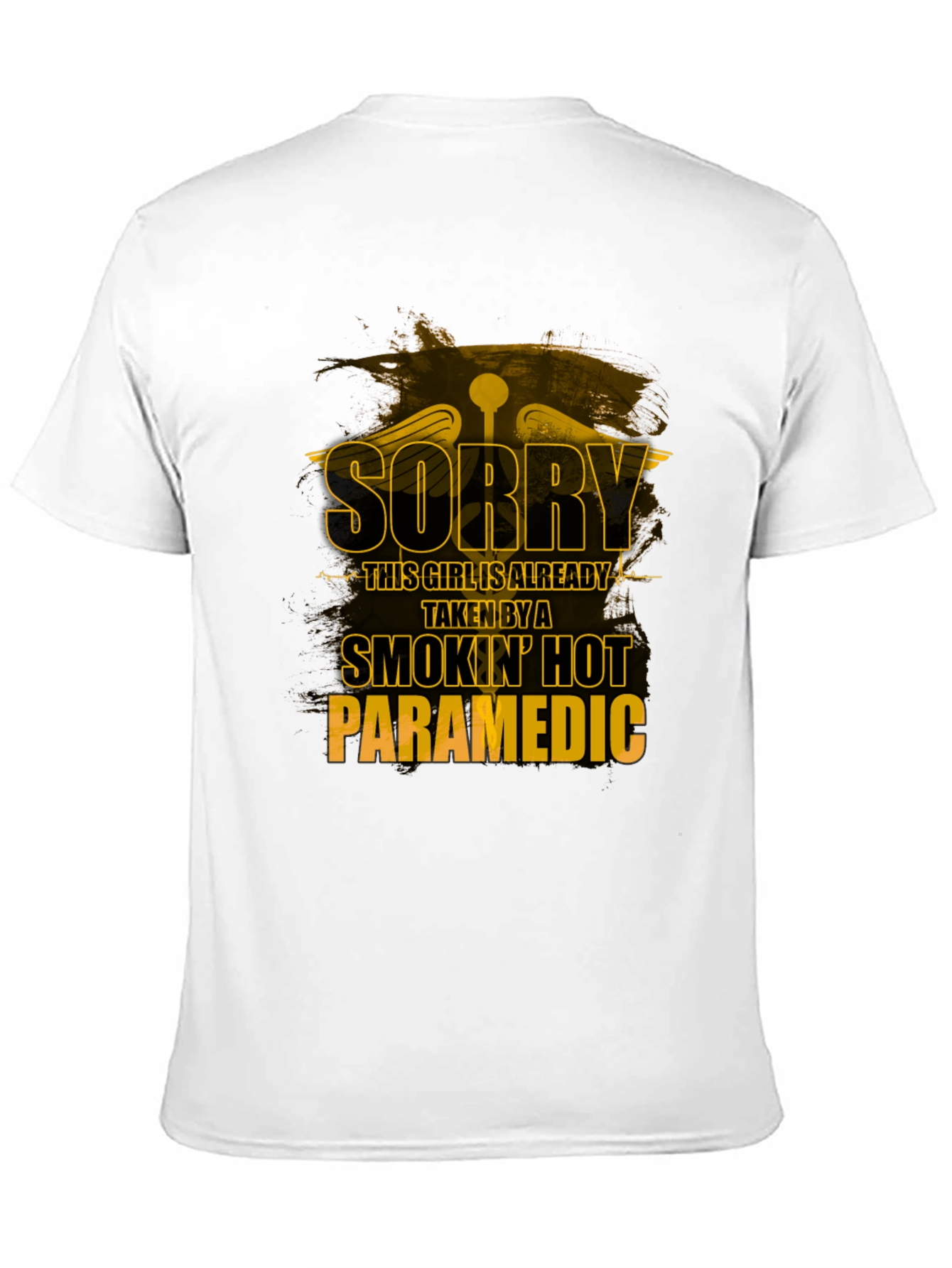 Black Smokin' Hot Paramedic T-Shirt - Funny Gift view 11