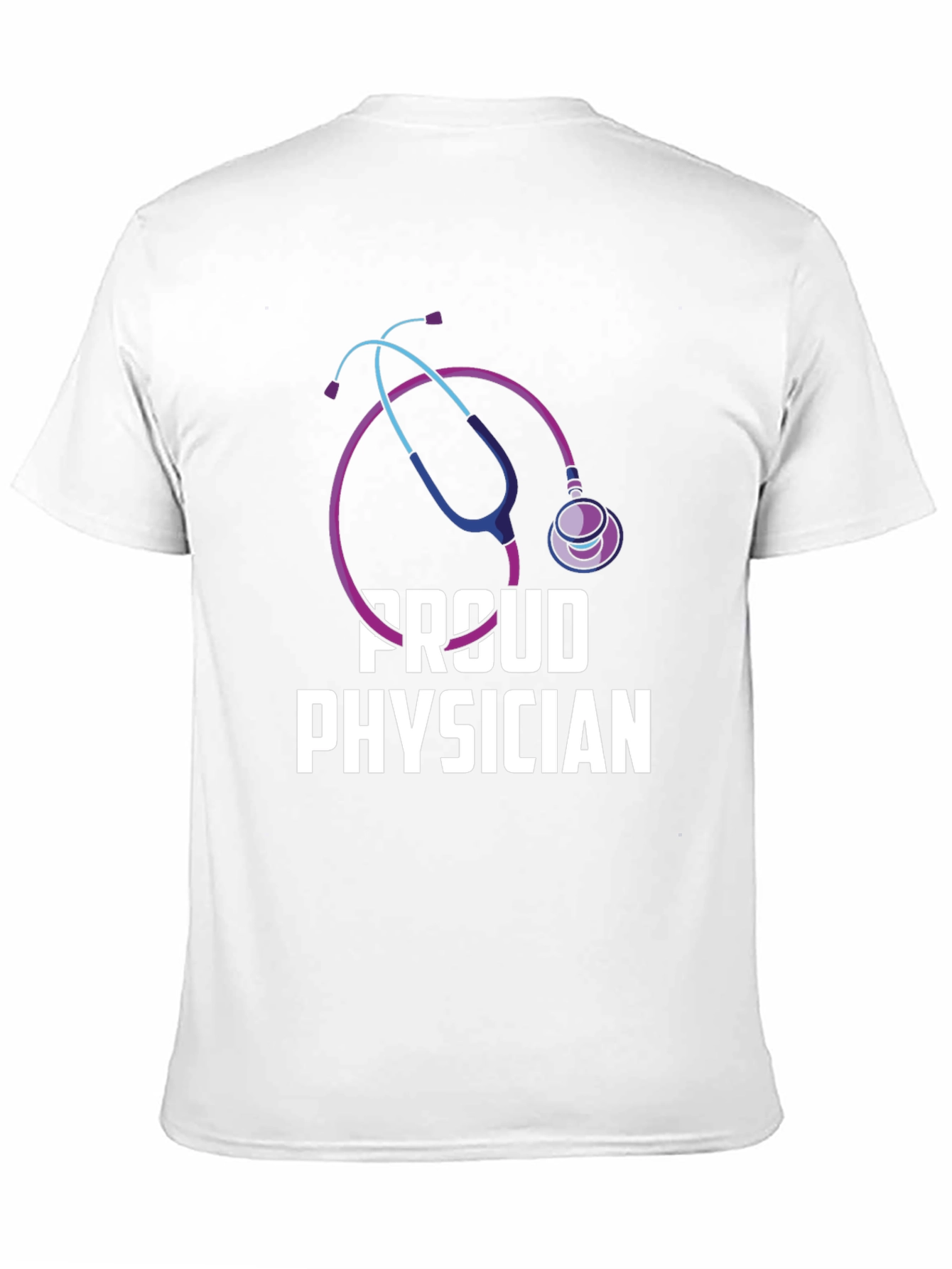 Black Proud Physician Black T-Shirt view 11