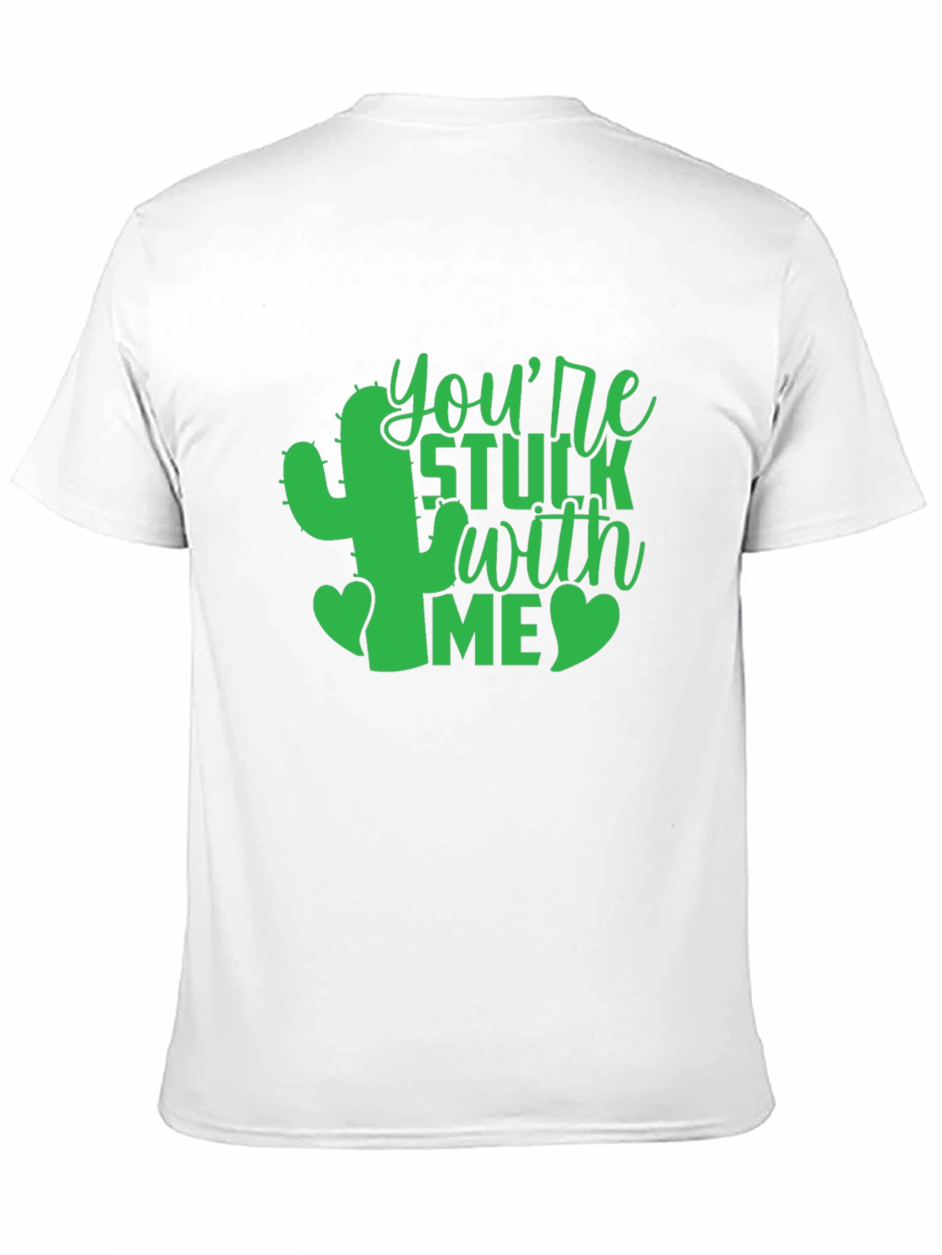 Black You're Stuck With Me Graphic Tee view 11