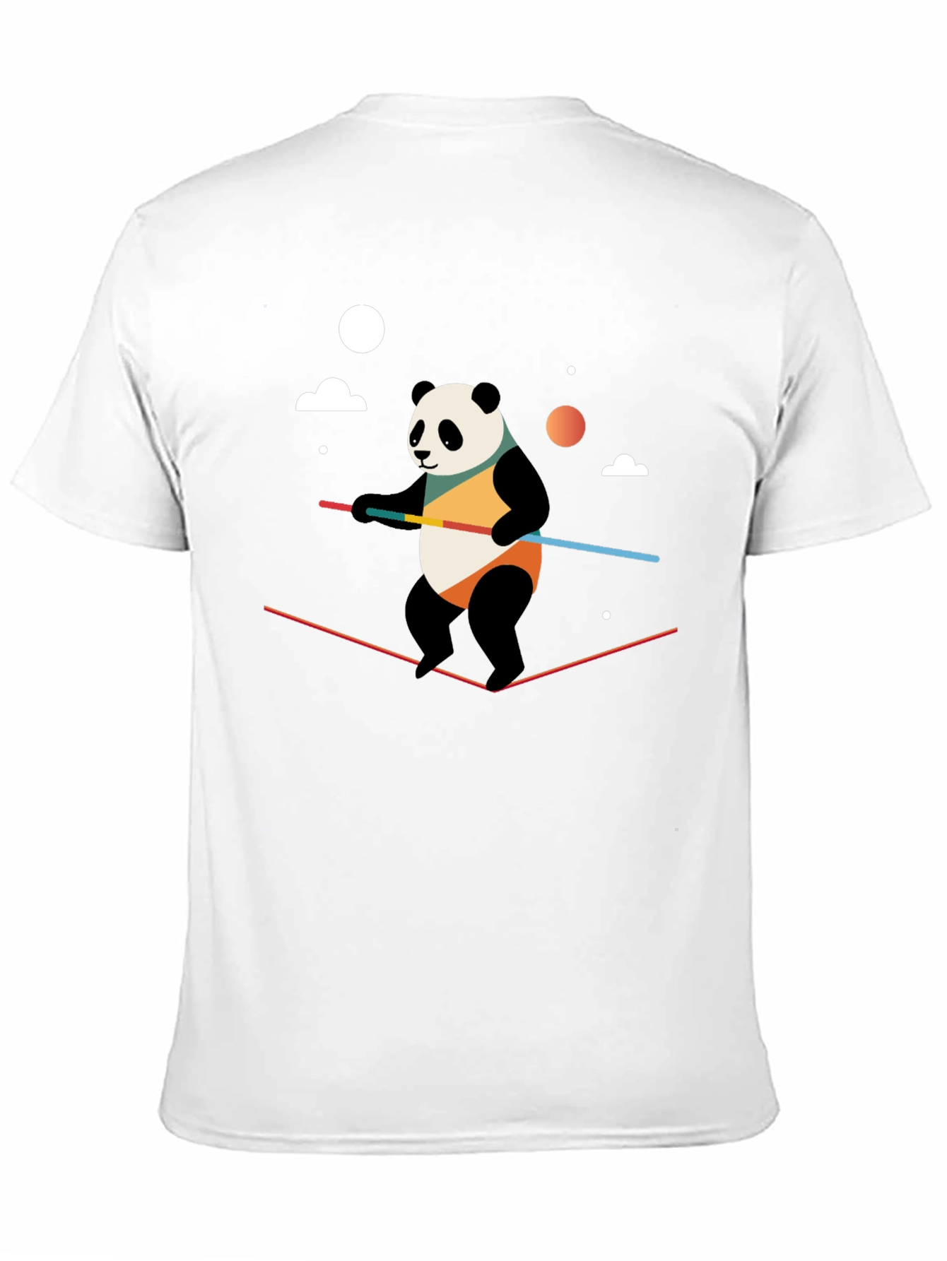 Black Panda Tightrope Walker Graphic Tee view 11