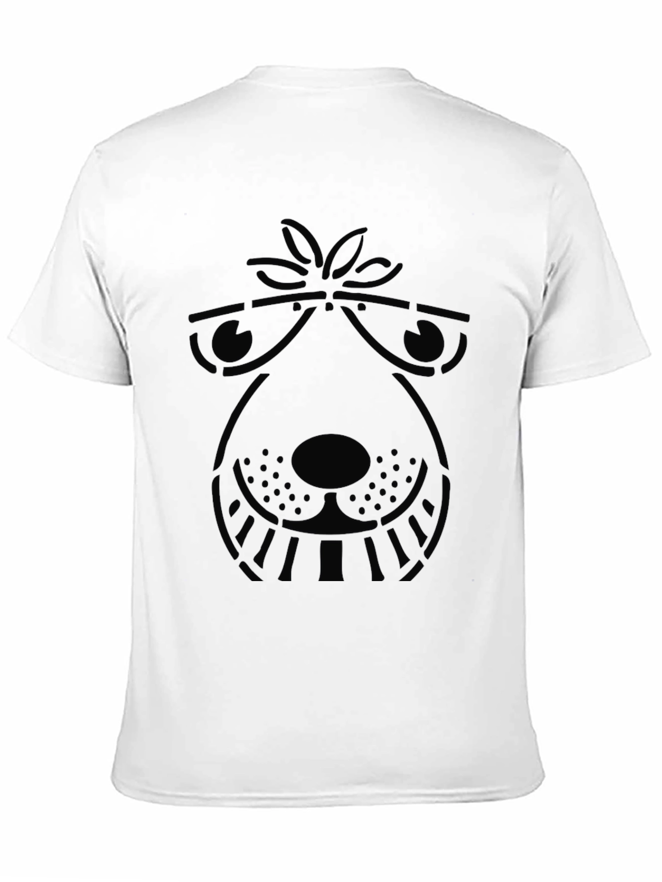 Black Funny Muppet Inspired Dog Tee view 11