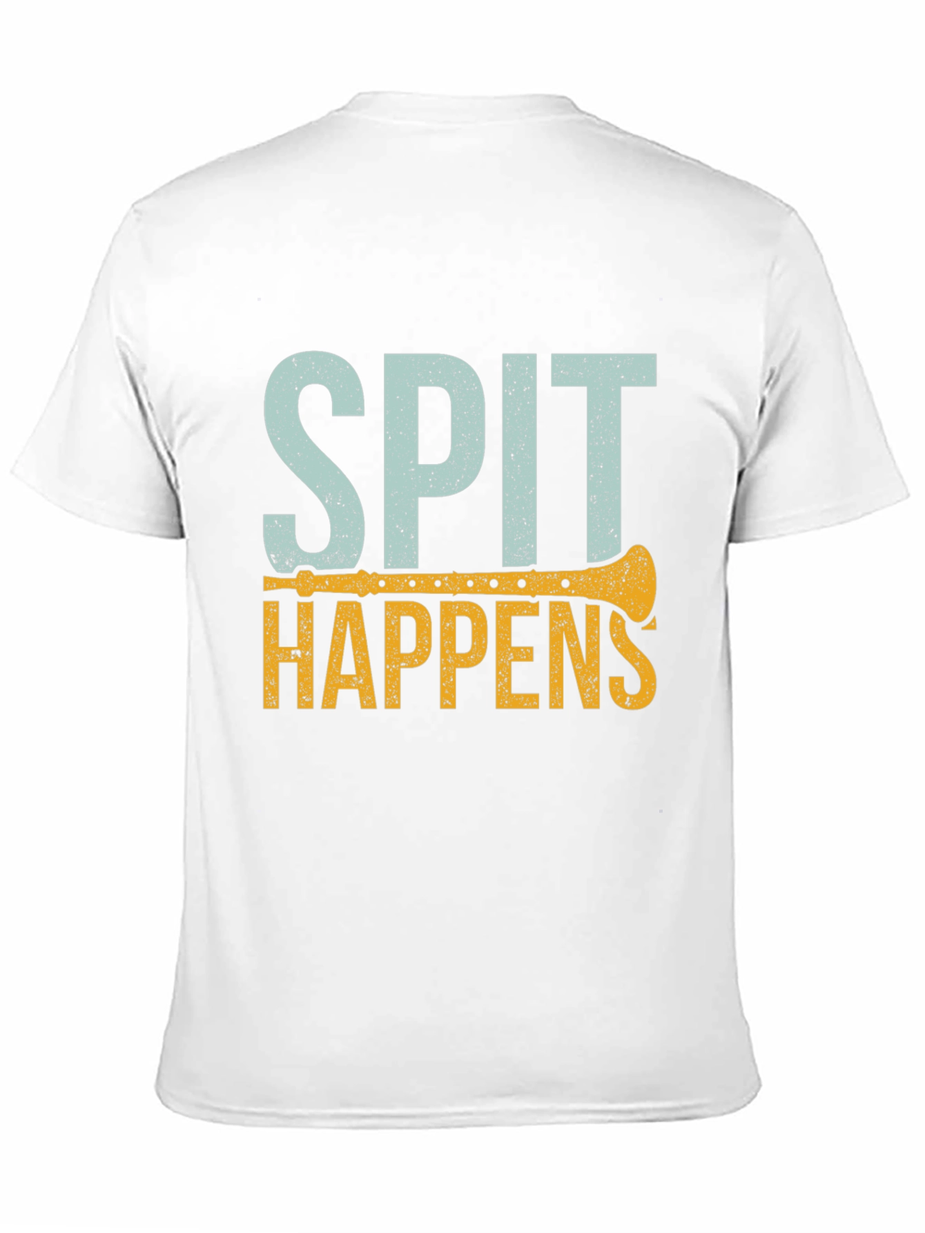 Black Spit Happens T-Shirt | Funny Music Lover Tee view 11