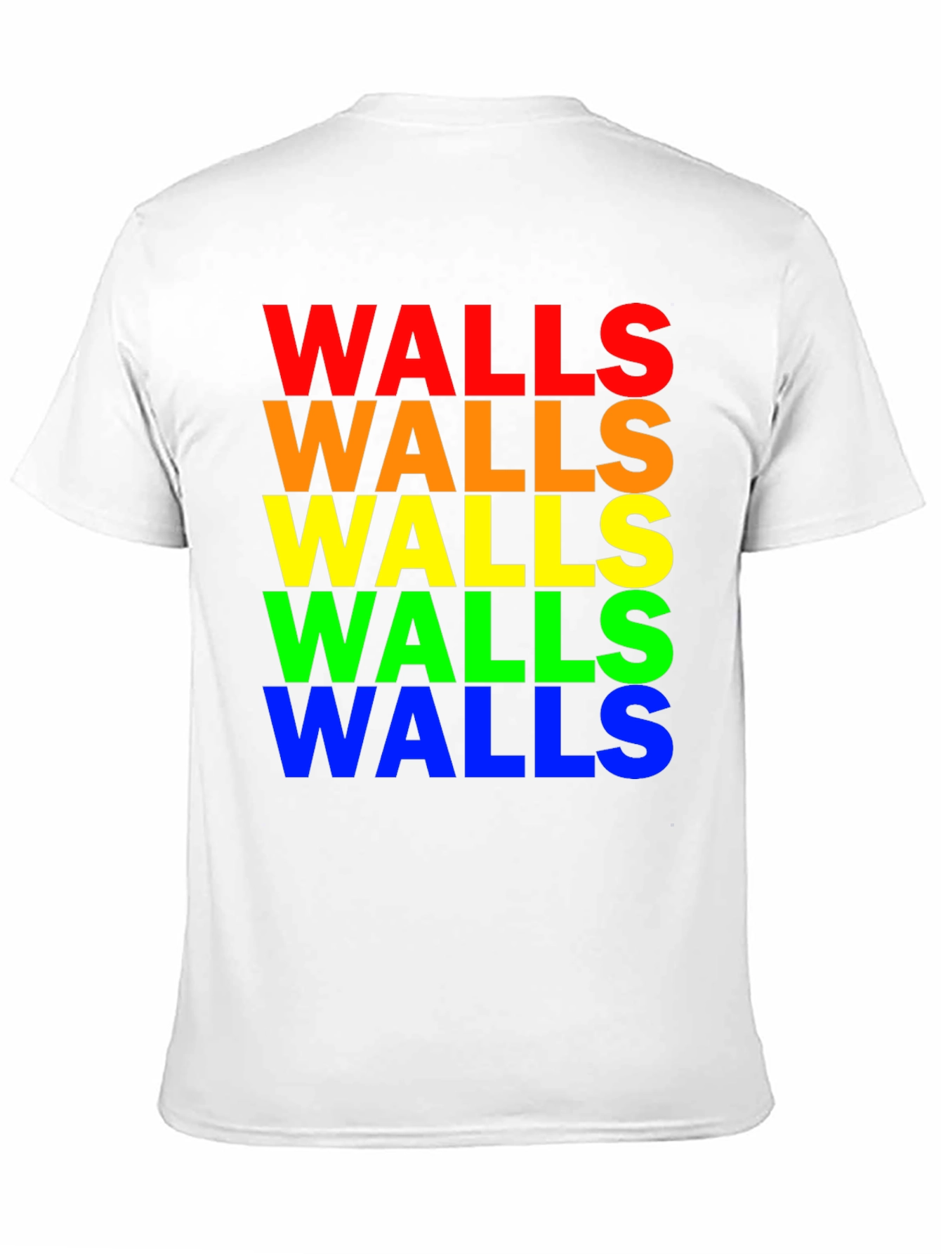Black Rainbow "Walls" Graphic T-Shirt view 11