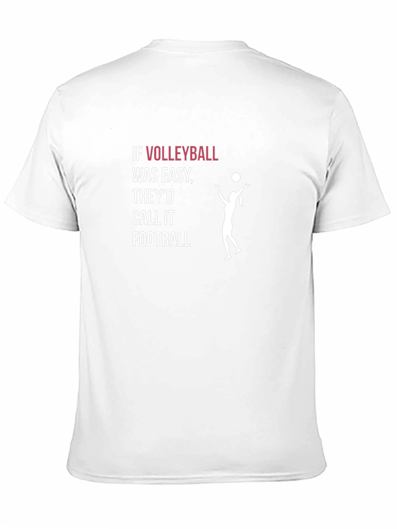 Black Volleyball Graphic T-Shirt - Funny Sports Tee view 11
