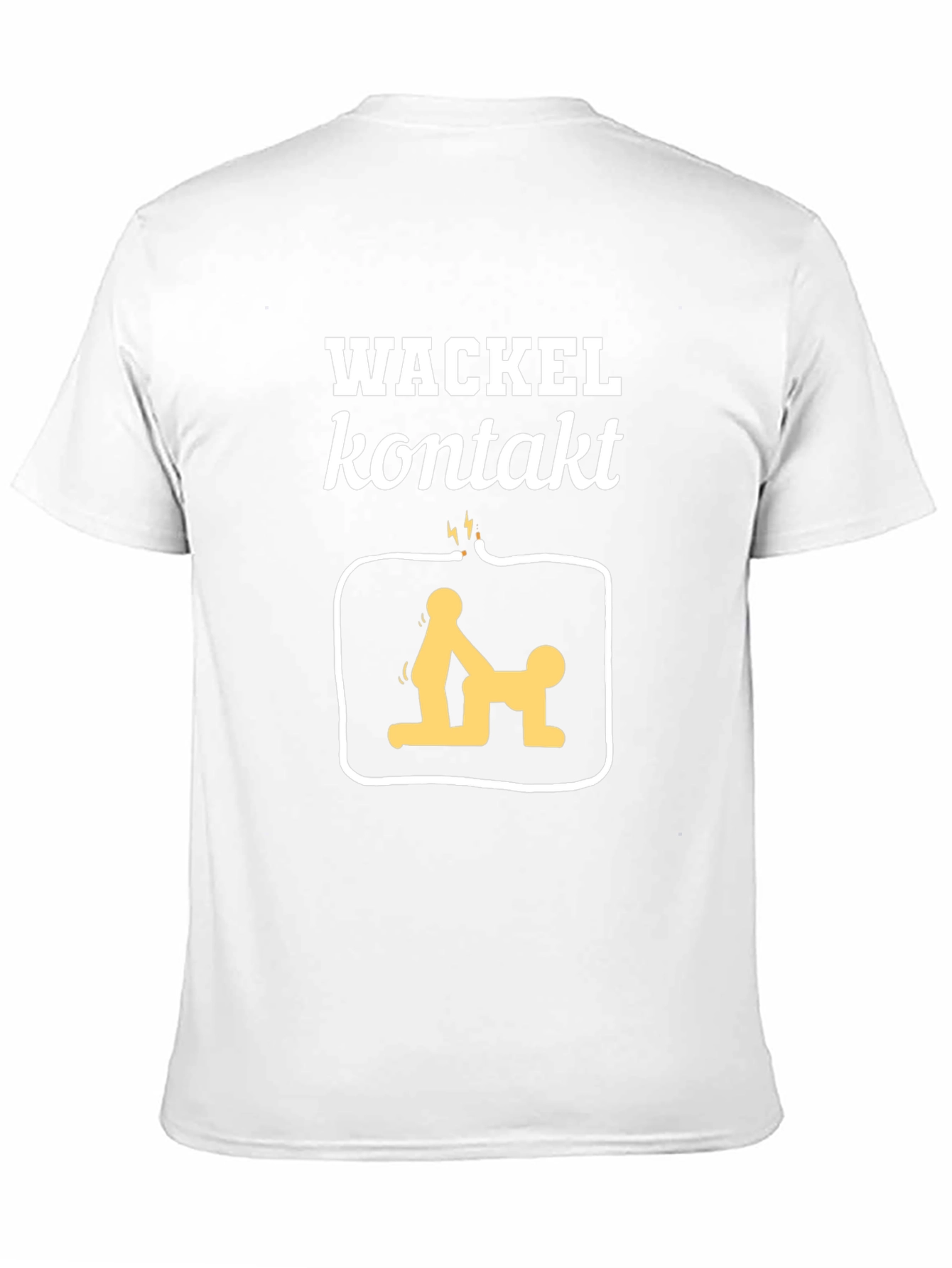 Black Wackel Kontakt T-Shirt - Graphic Tee Novelty view 11