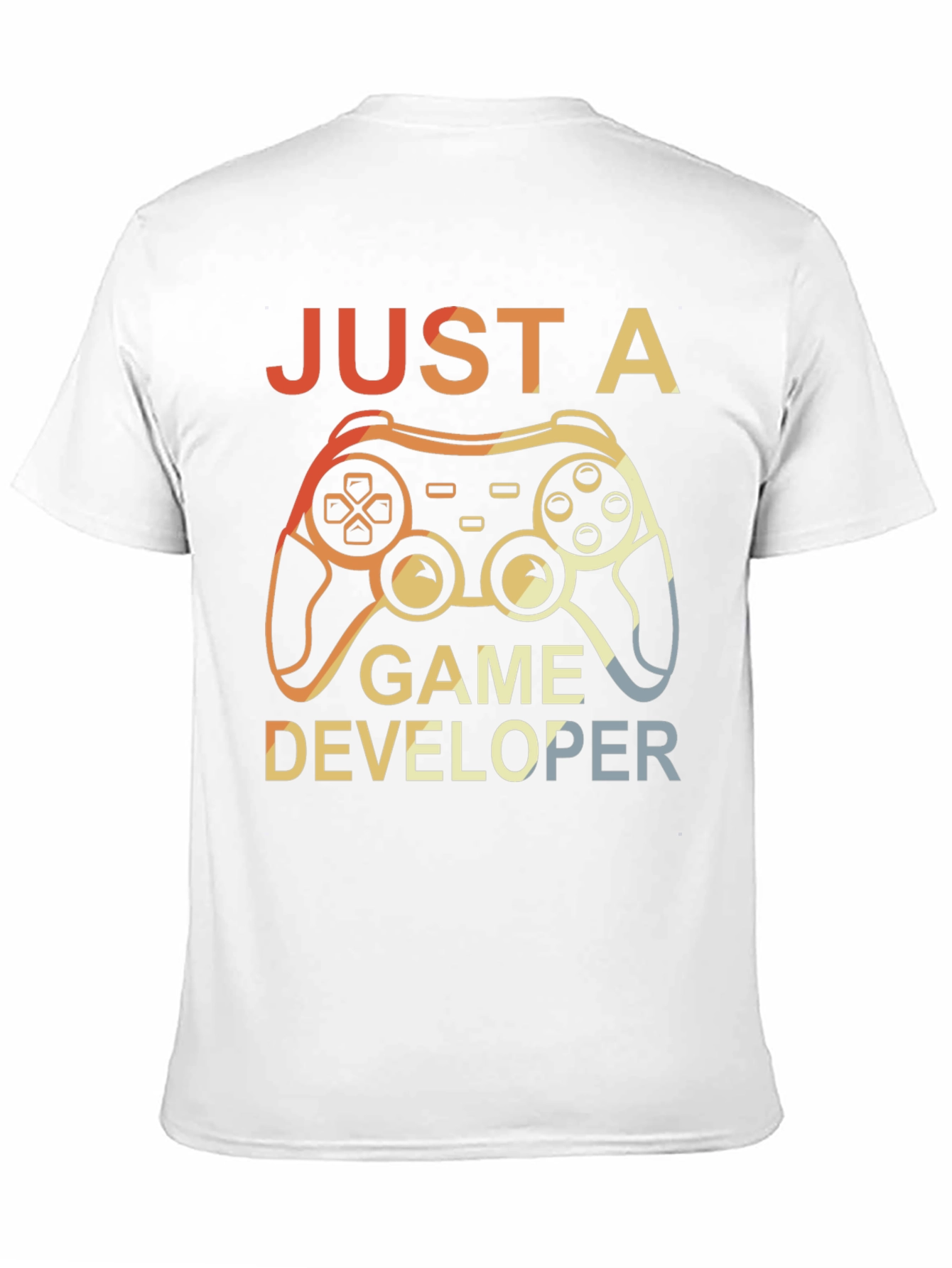 Black Just a Game Developer T-Shirt - Gamer Gift view 11
