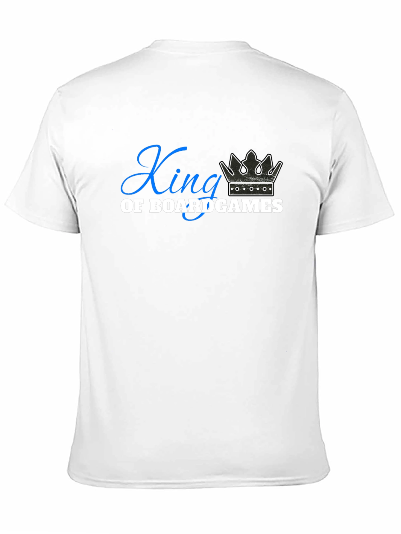 Black King of Boardgames Black T-Shirt view 11
