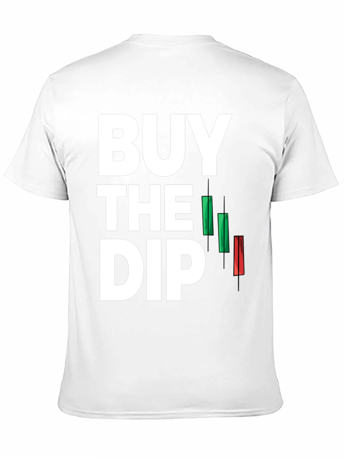 Black Buy the Dip T-Shirt - Stock Market Investor Tee view 11