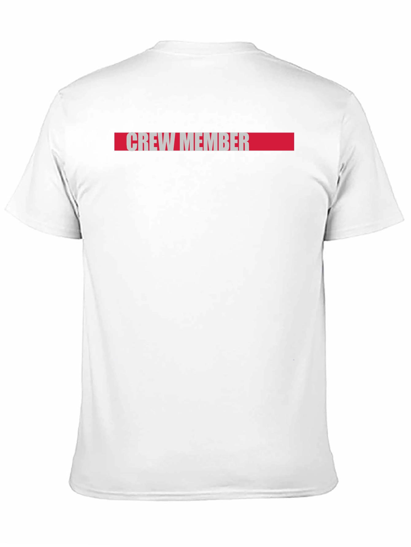 Black Crew Member Graphic Tee - Black Cotton Casual T-Shirt view 11