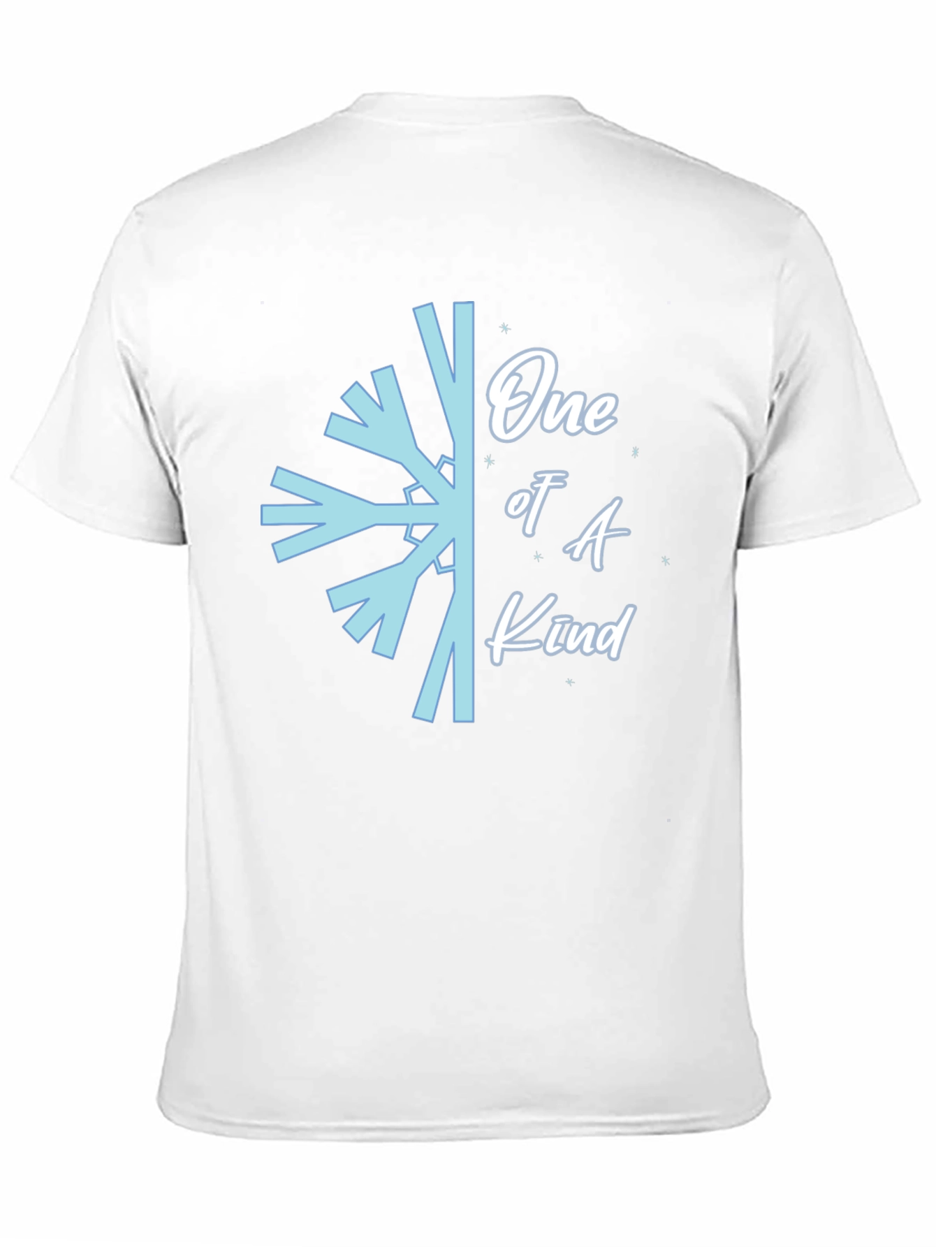 Black One of A Kind Snowflake Graphic Tee view 11