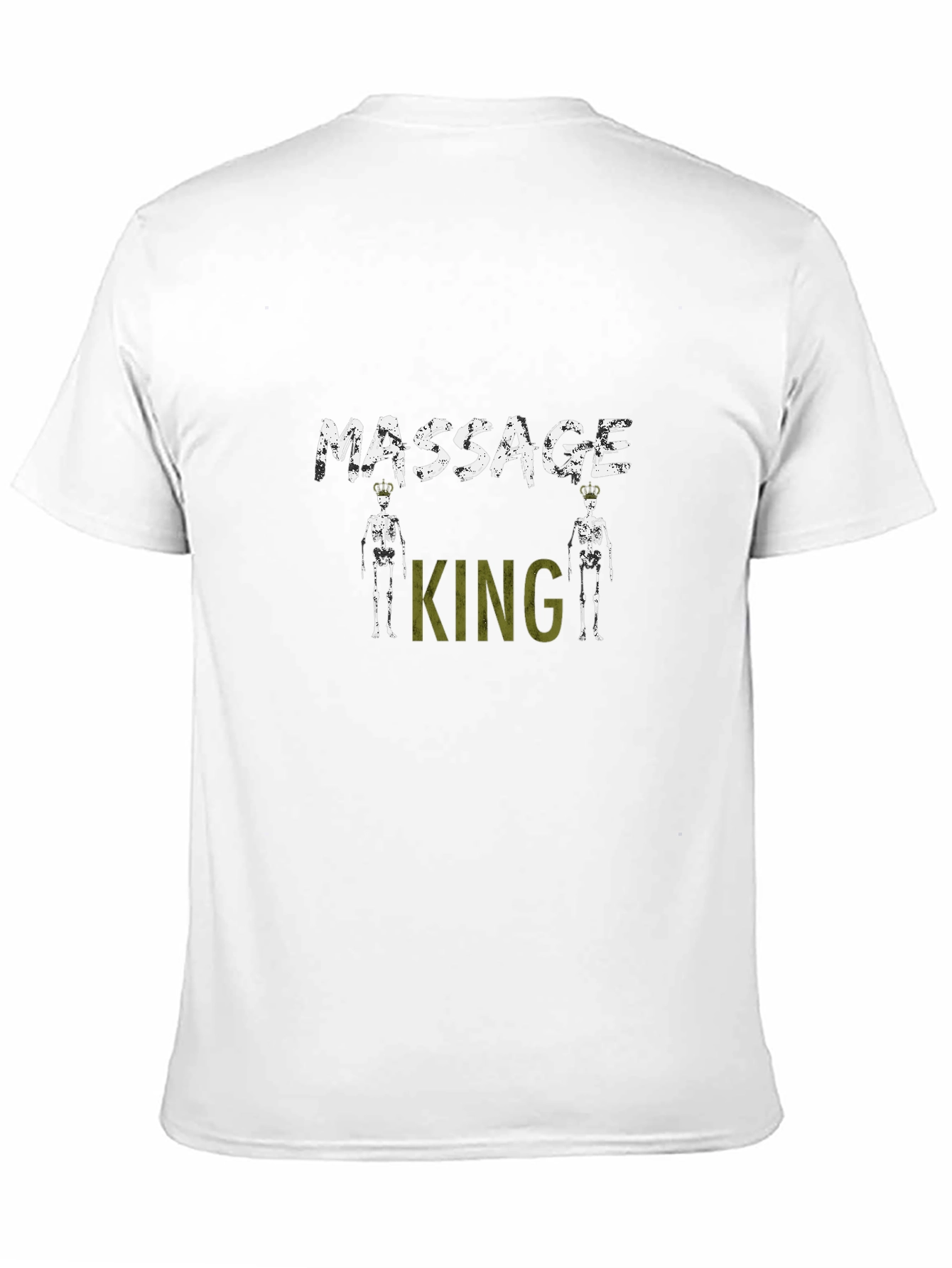 Black Massage King Black T-Shirt view 11