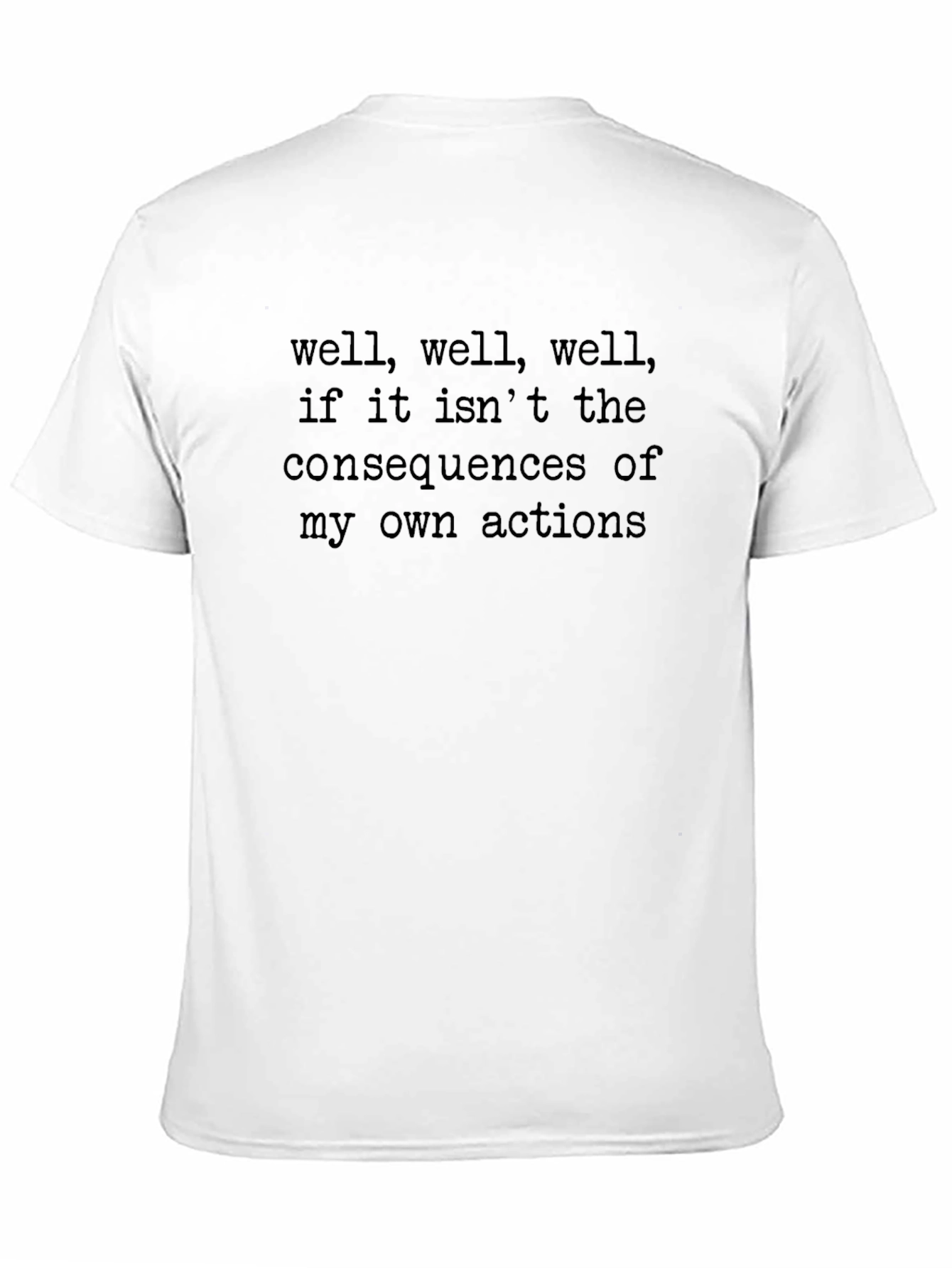 Black Consequences Graphic T-Shirt - Soft Cotton Blend view 11