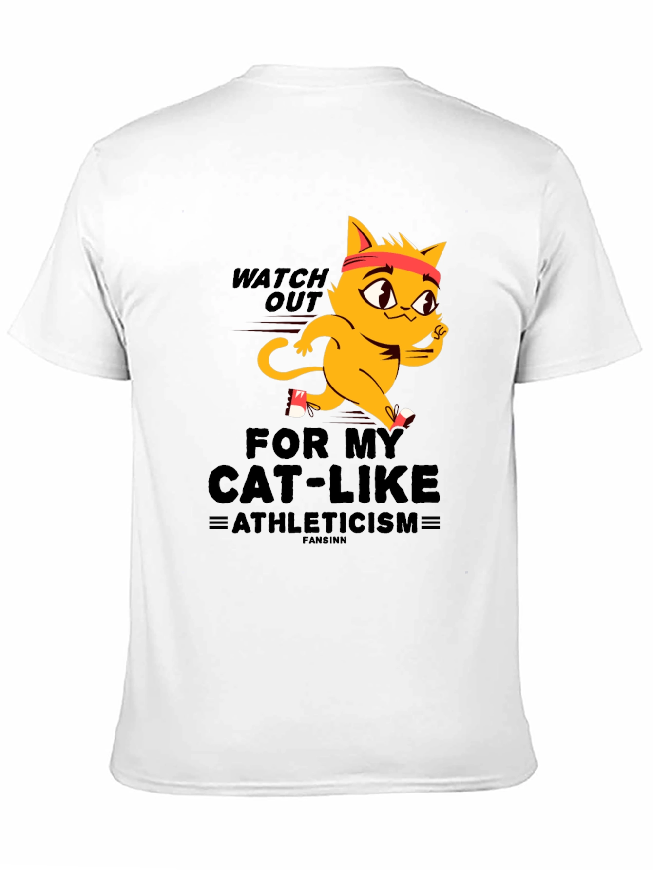 Black Cat-Like Athleticism T-Shirt view 11