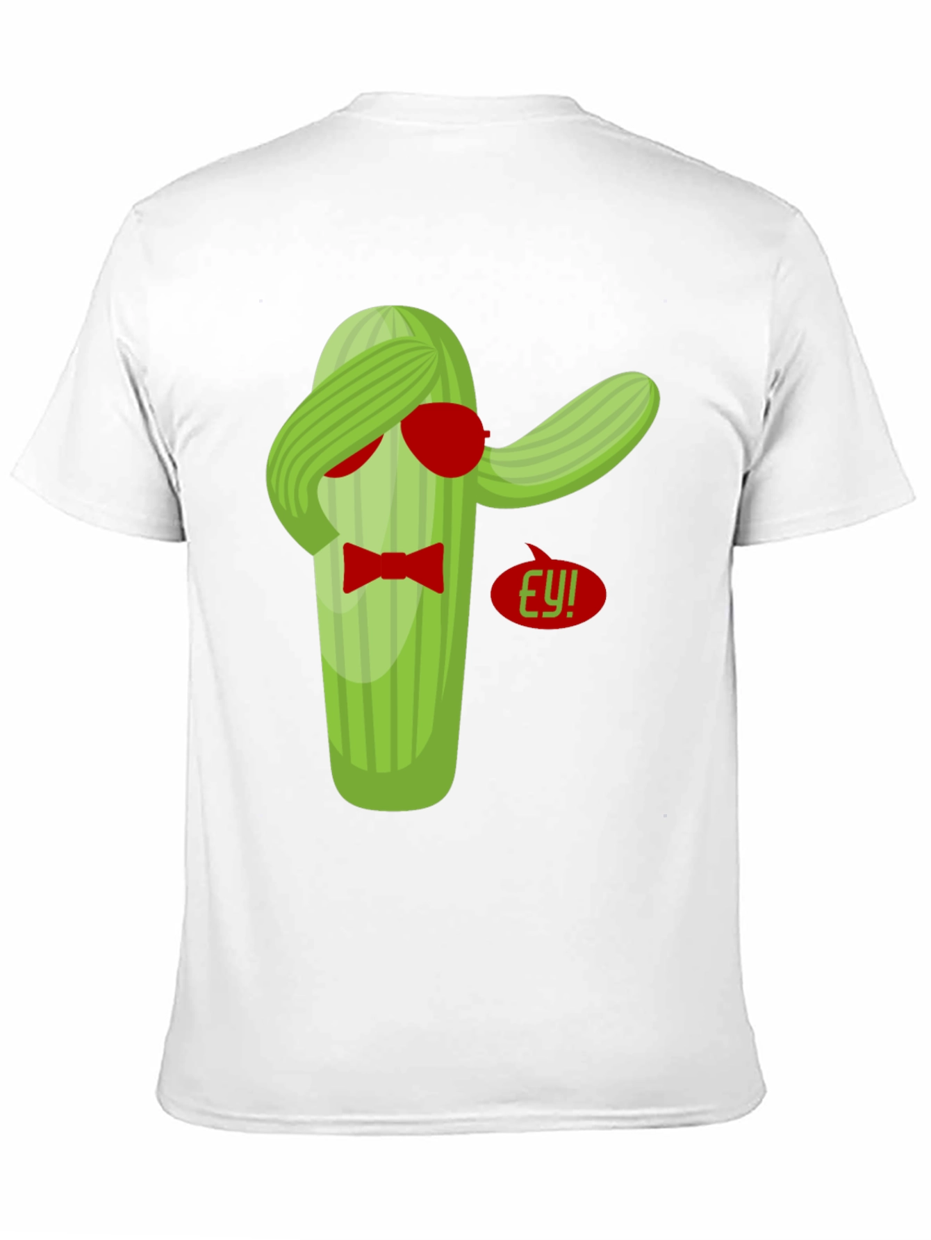 Black Dabbing Cactus T-Shirt - Funny Novelty Tee view 11