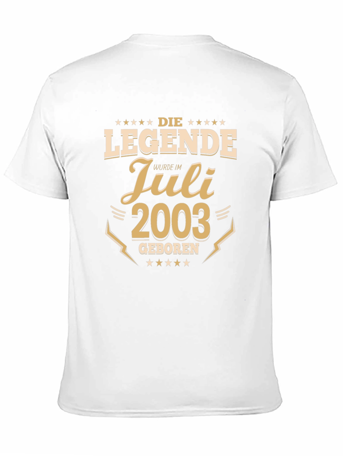 Black Legend Born in July 2003 T-Shirt view 11