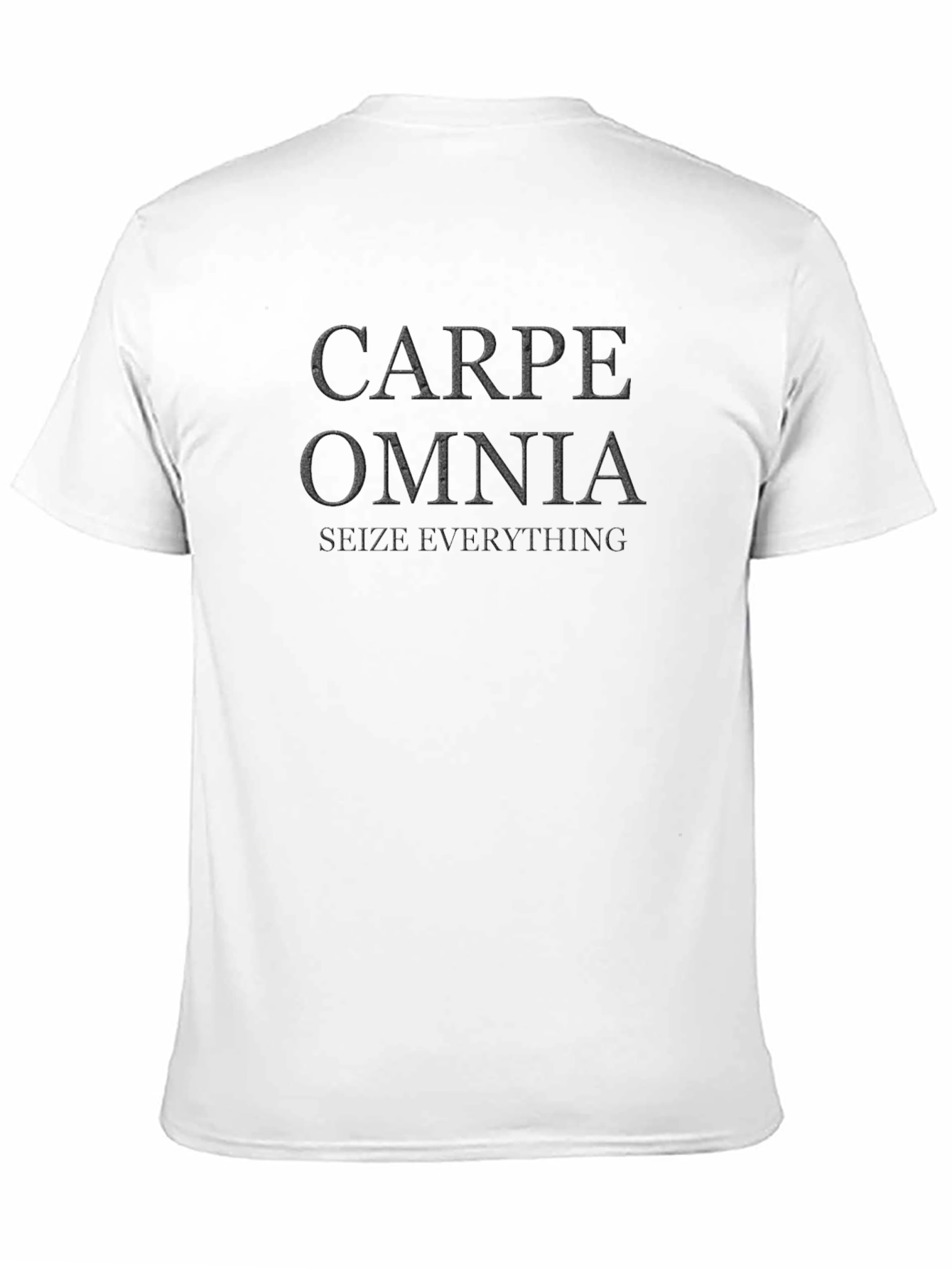 Black Carpe Omnia T-Shirt - Seize Everything view 11